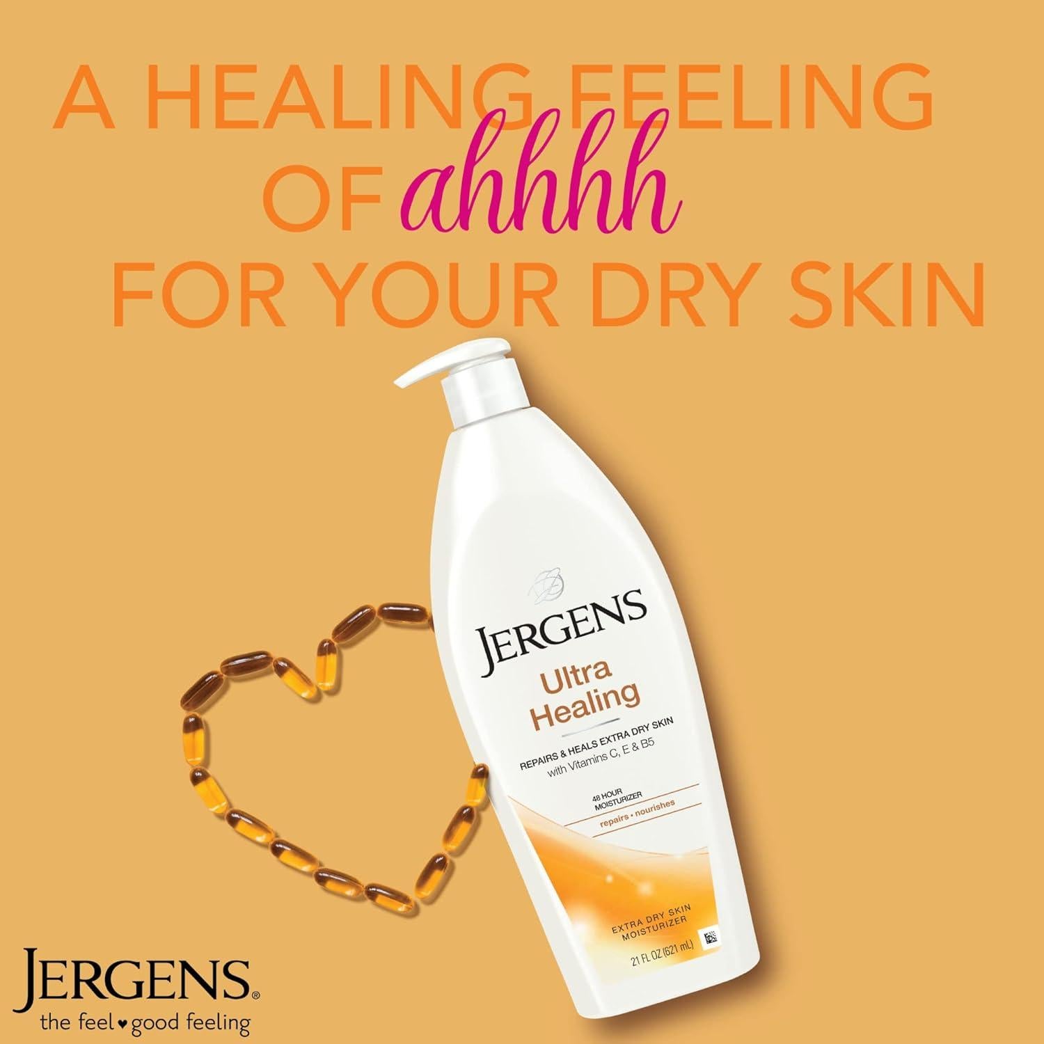 Jergens Ultra Healing Hidratante 595g para Piel Seca
