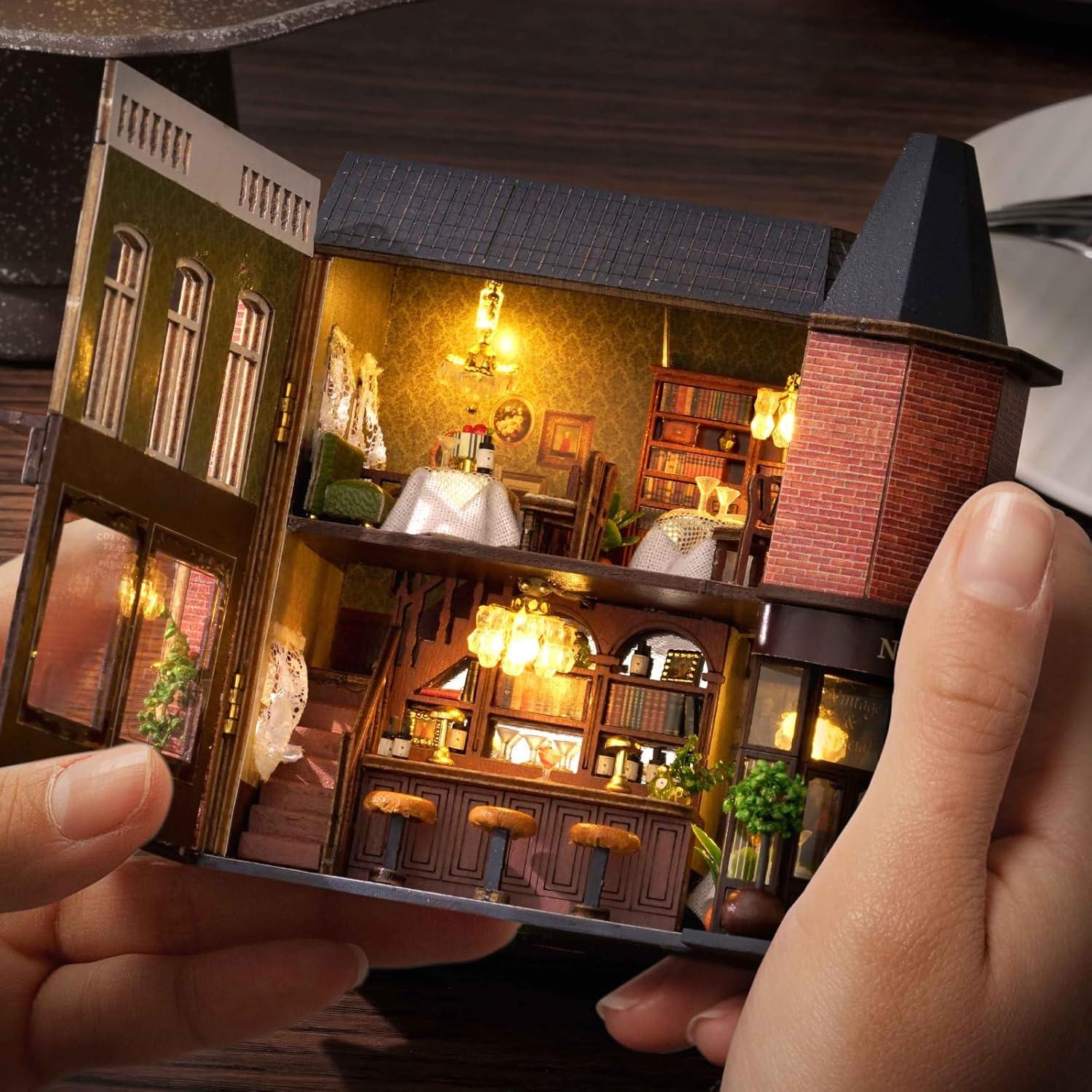 Kit Casa de Muñecas Flever D-016 con Muebles y LED