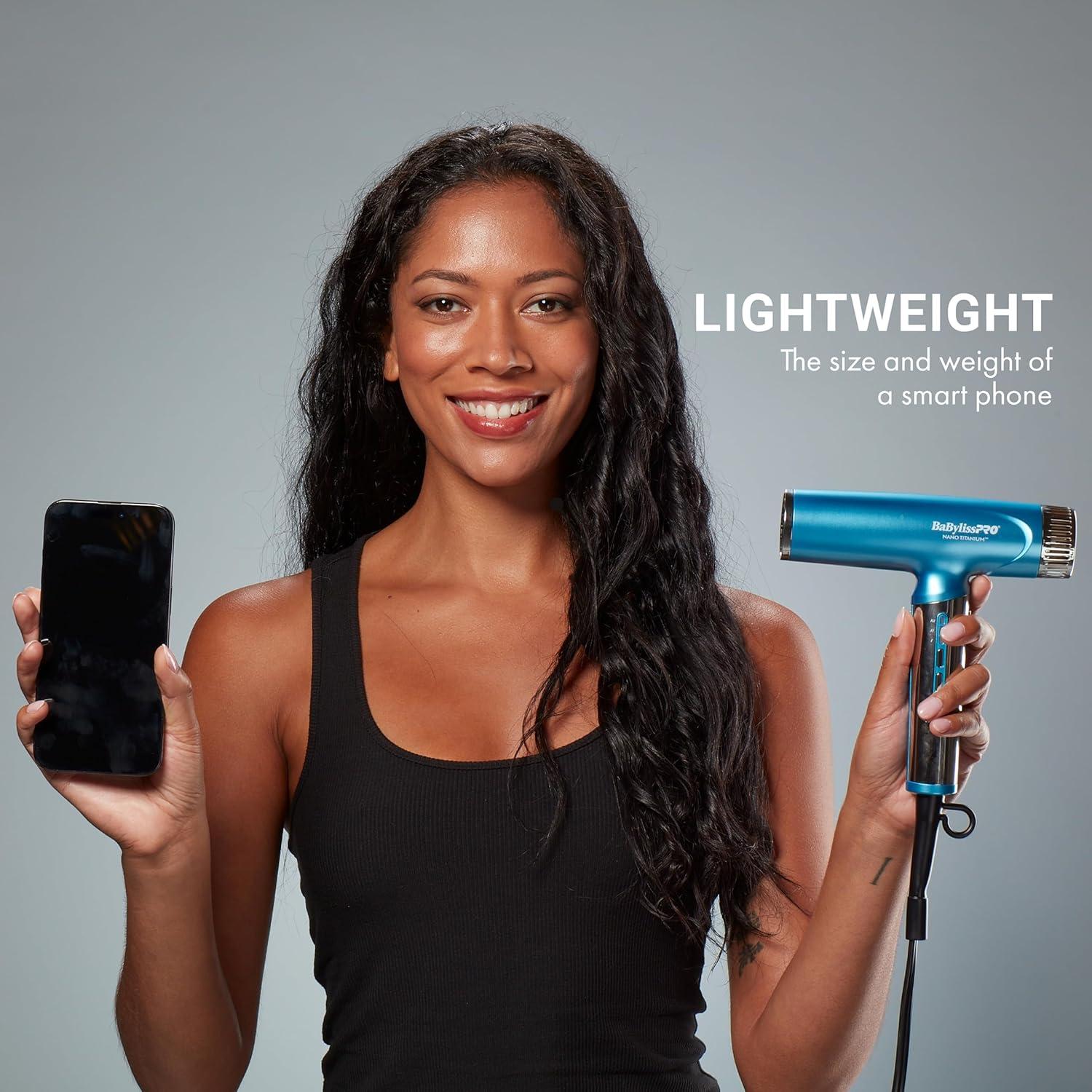 Secador de Pelo Profesional BaBylissPRO Nano Titanium 0.97kg