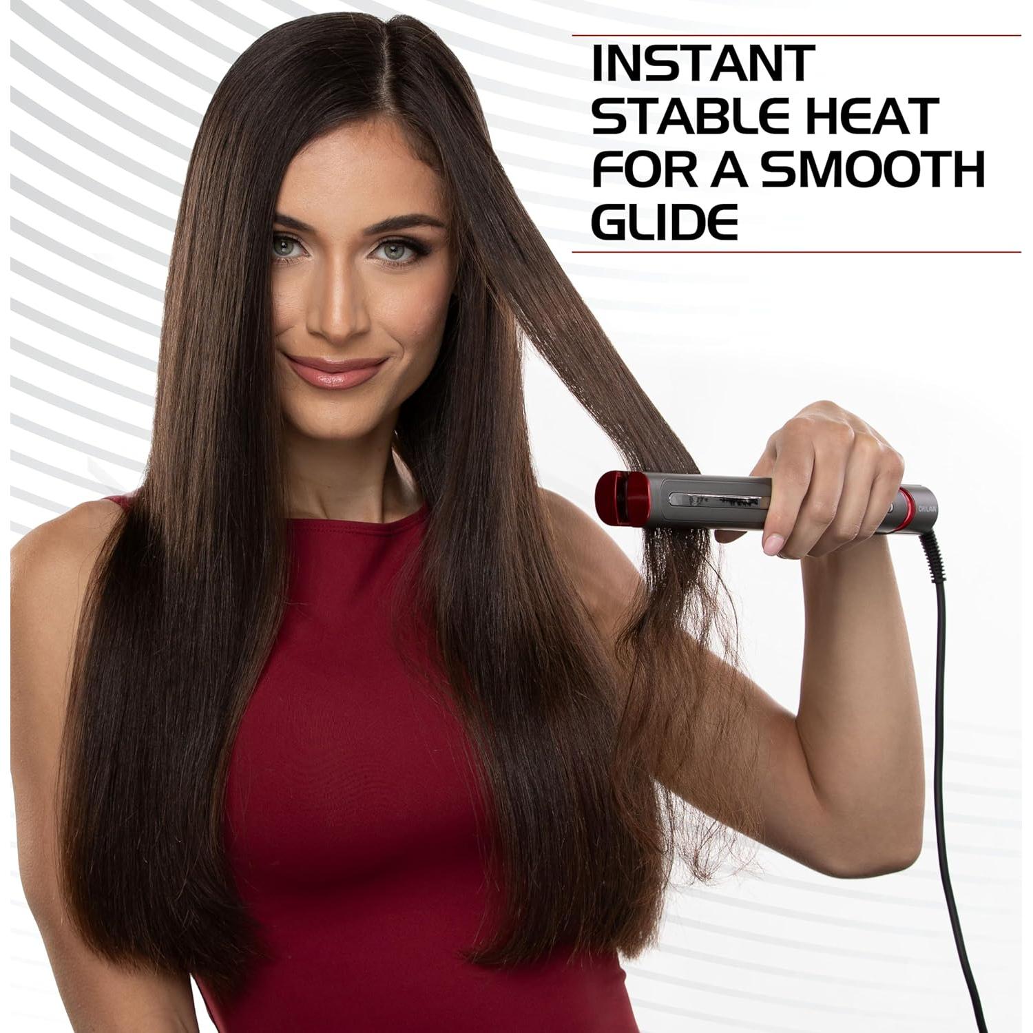 Plancha de Peinado CHI Lava Glide Cerámica 1" (2.54 cm) Profesional