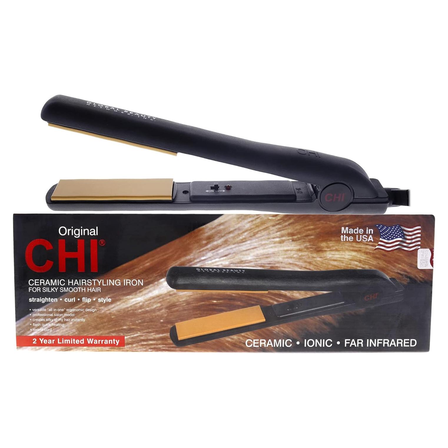 Plancha de Cerámica CHI GF-1001 1" Profesional para Cabello