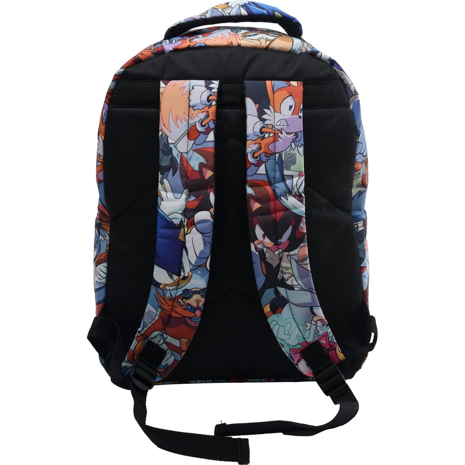 Mochila Sonic The Hedgehog 40cm Escolar Unisex Duradera