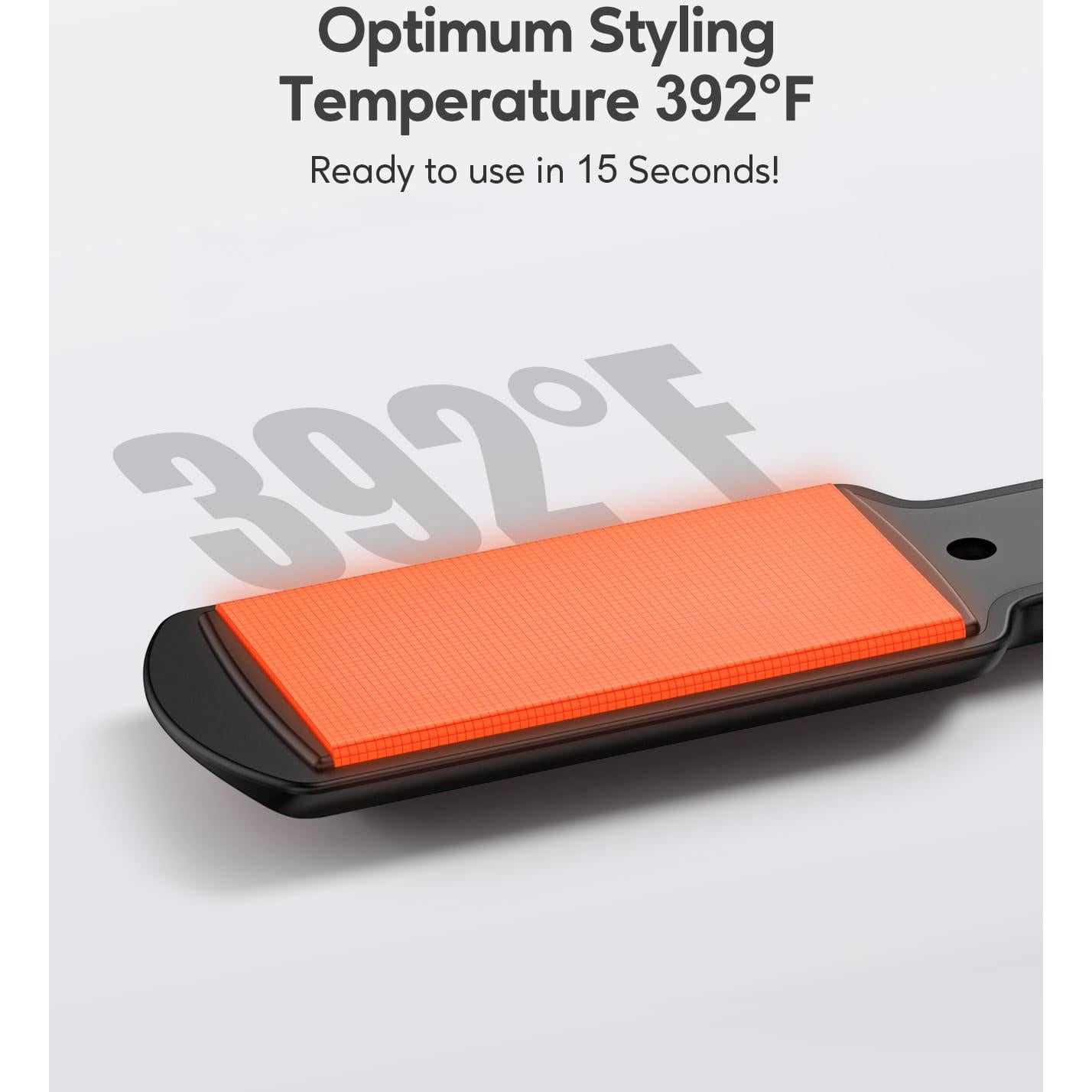 Plancha de Pelo Portátil FARERY FA018 1.5" Cerámica Aceite Argán