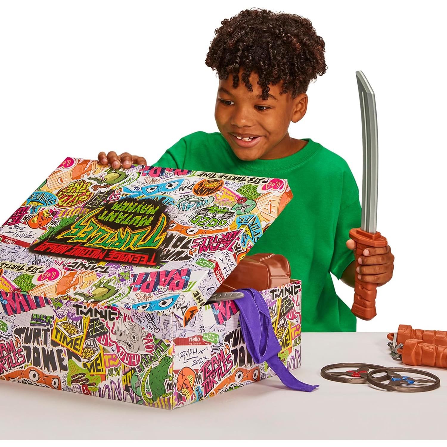 Cofre del Tesoro Tortugas Ninja Adolescentes Playmates - Juego de Roles