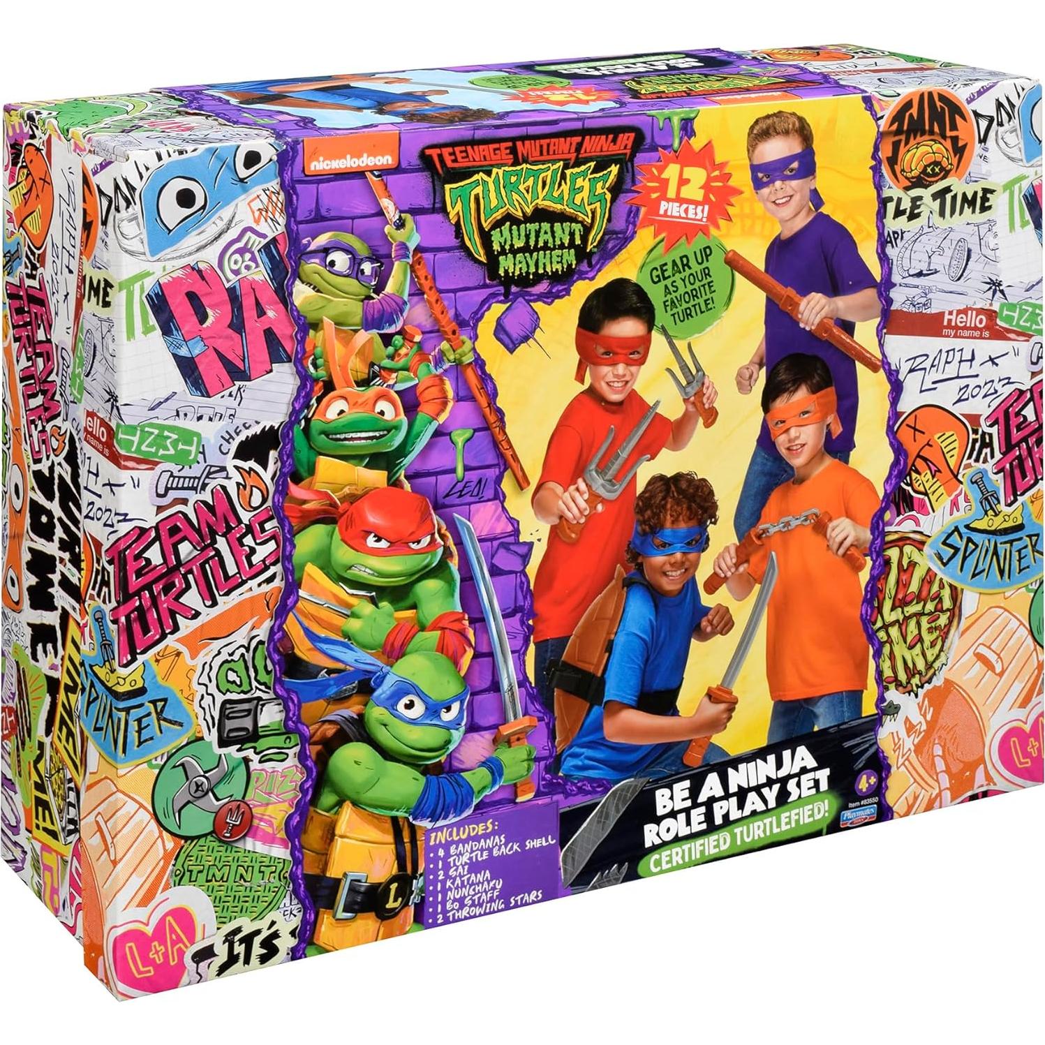 Cofre del Tesoro Tortugas Ninja Adolescentes Playmates - Juego de Roles