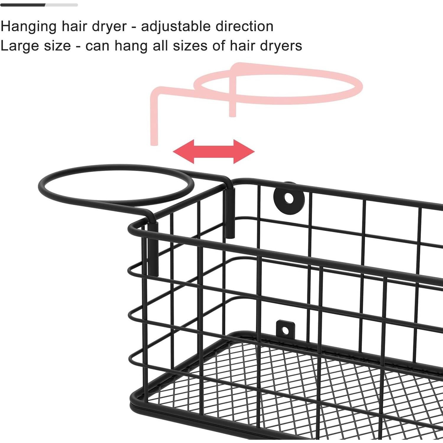 Soporte de Secador de Pelo Sonyabecca 5-en-1 Resistente al Calor