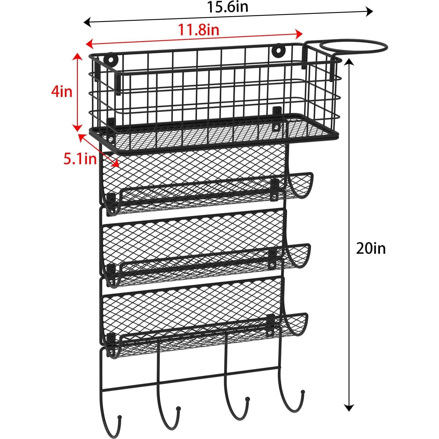 Soporte de Secador de Pelo Sonyabecca 5-en-1 Resistente al Calor