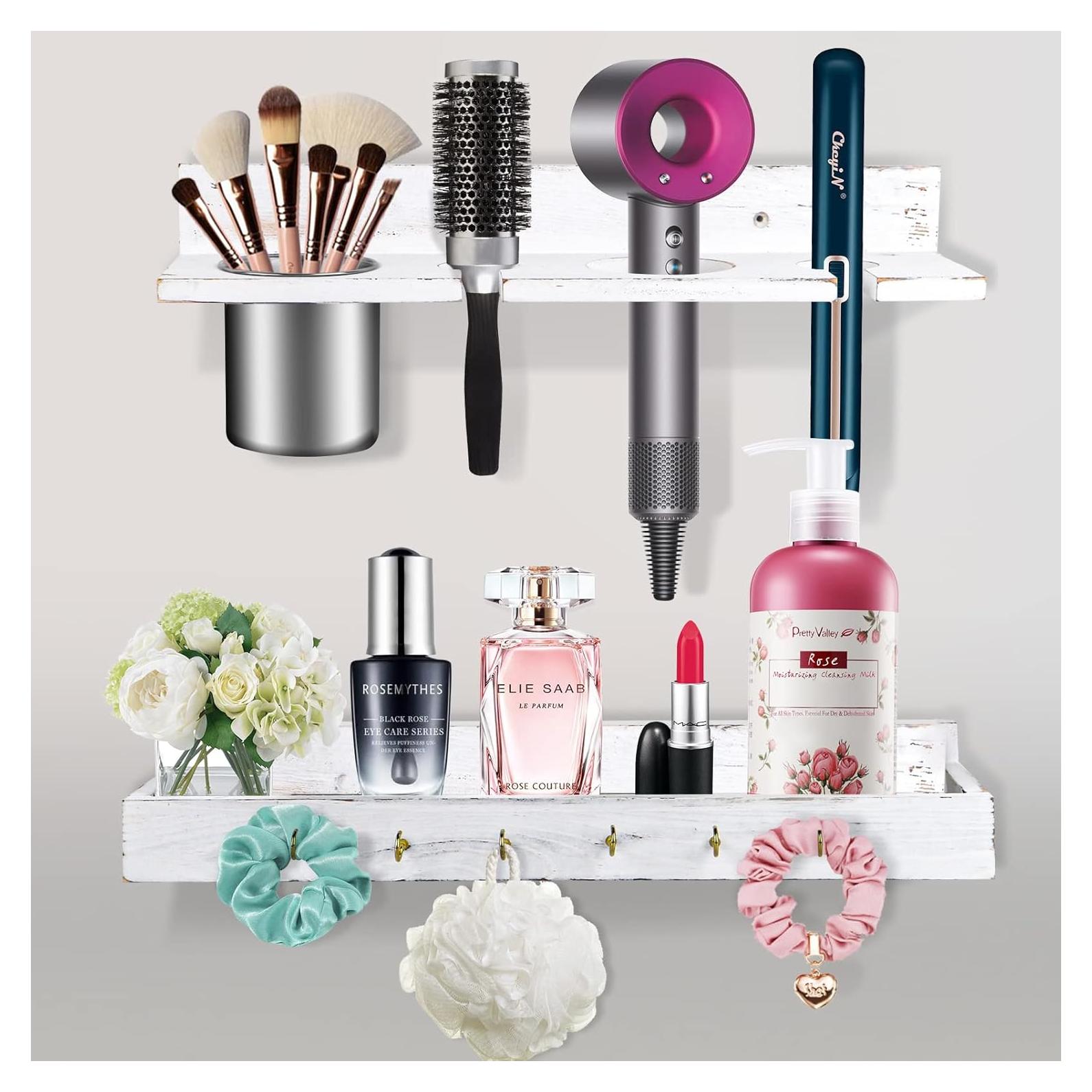 Organizador de Herramientas para el Cabello ANHIEN Blanco 4 en 1