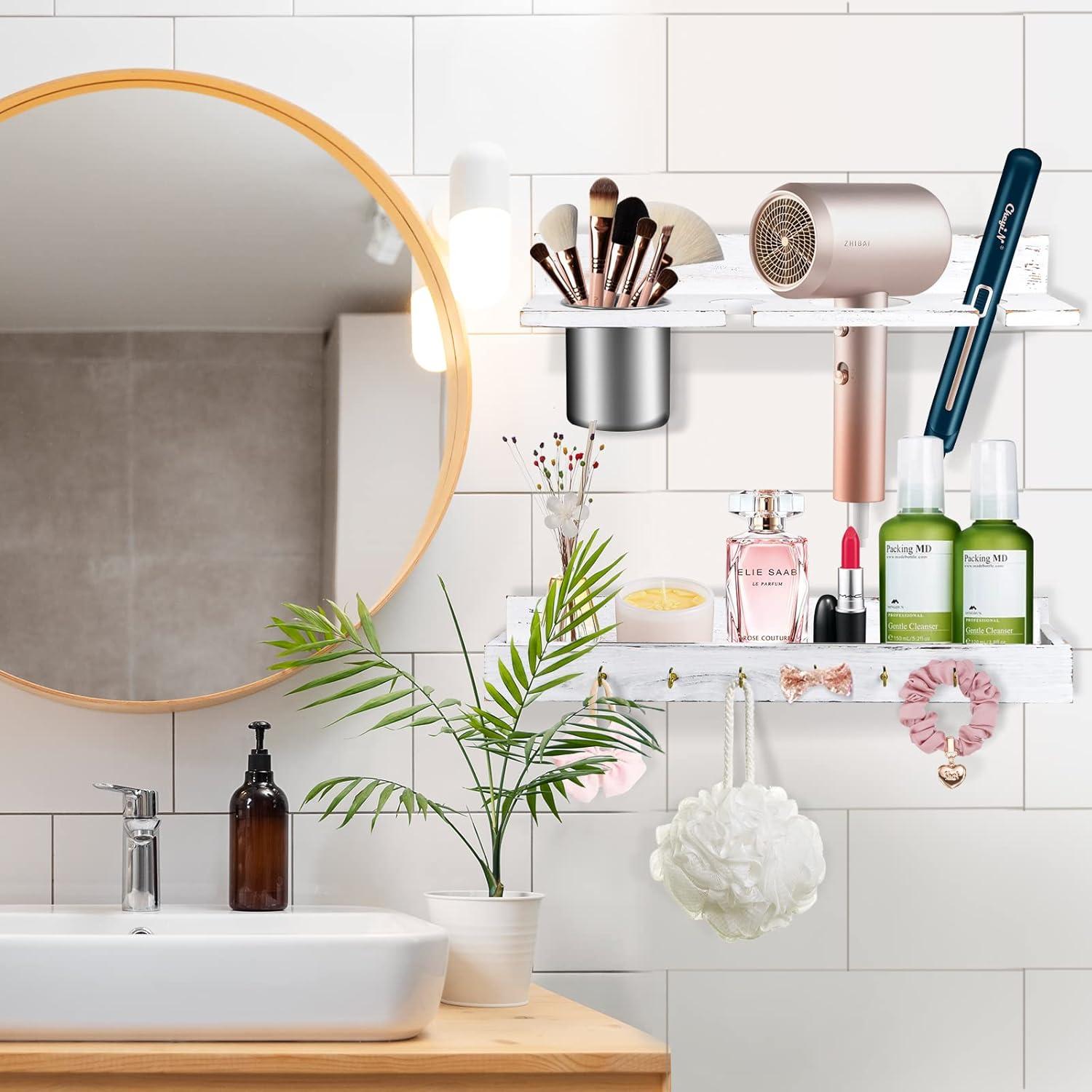 Organizador de Herramientas para el Cabello ANHIEN Blanco 4 en 1