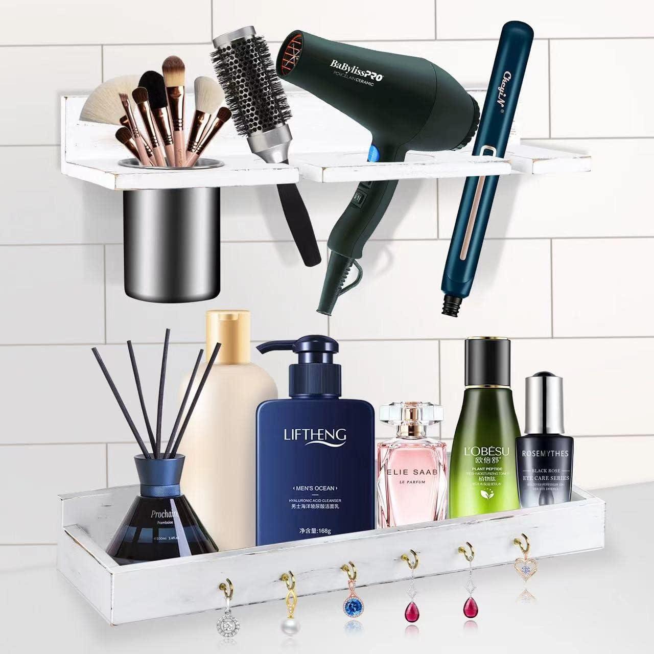 Organizador de Herramientas para el Cabello ANHIEN Blanco 4 en 1