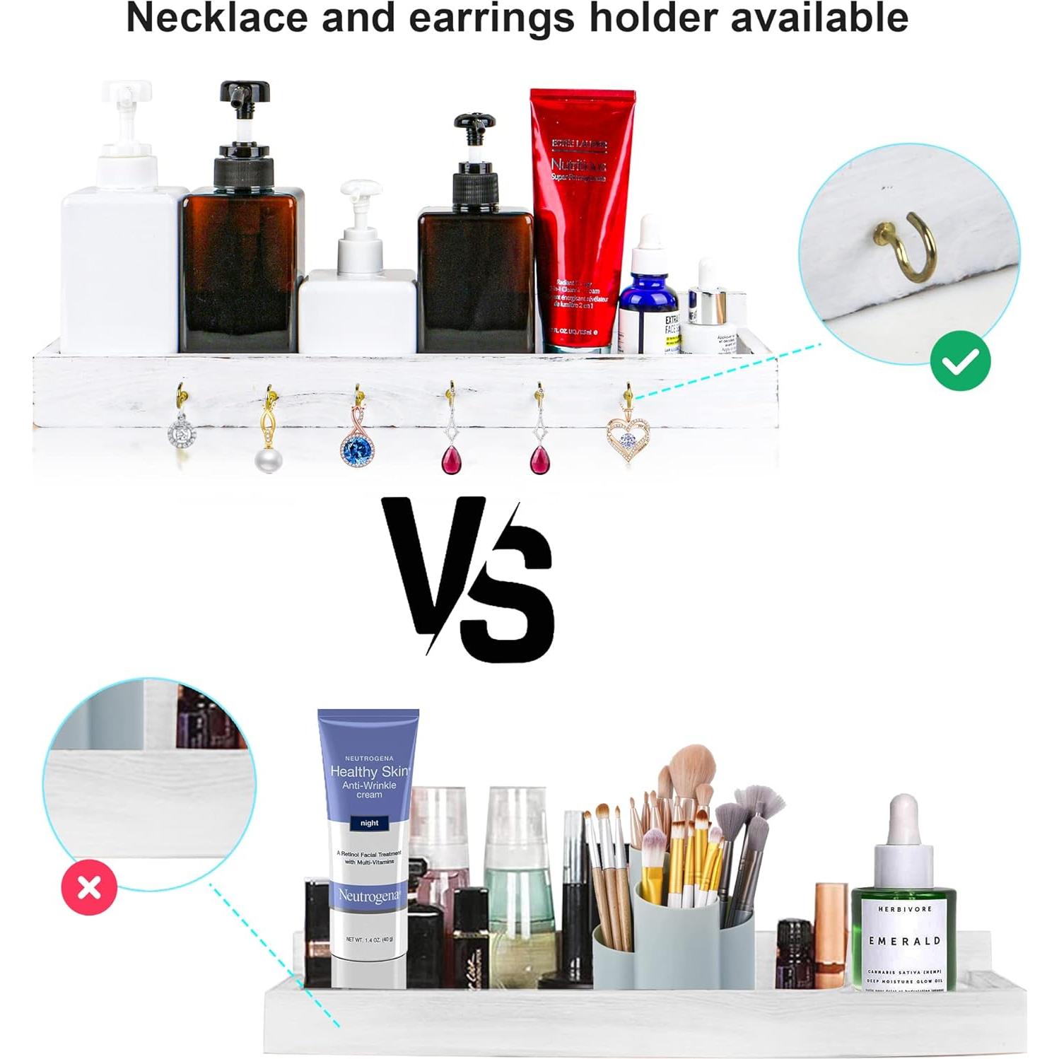 Organizador de Herramientas para el Cabello ANHIEN Blanco 4 en 1