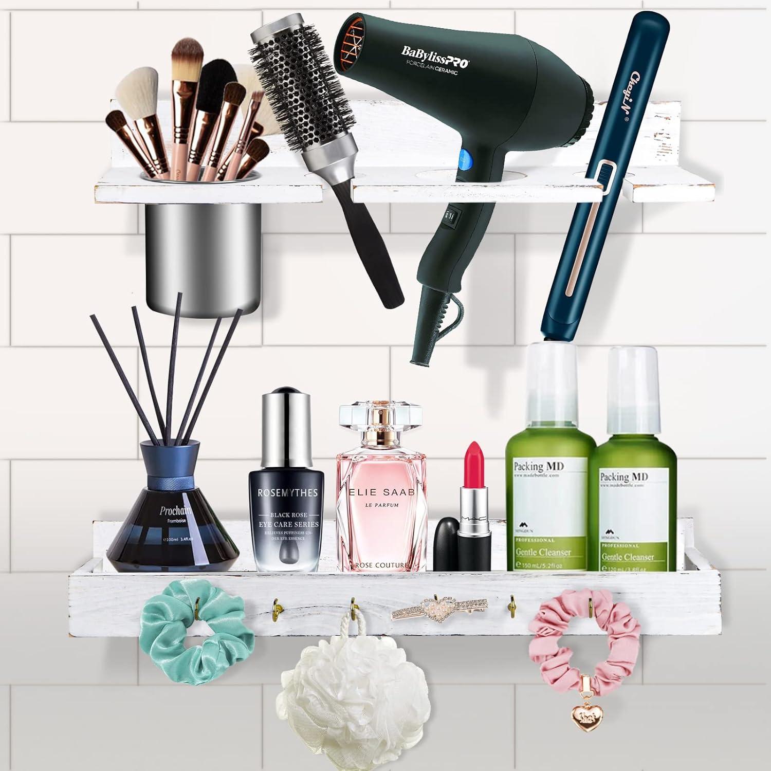 Organizador de Herramientas para el Cabello ANHIEN Blanco 4 en 1