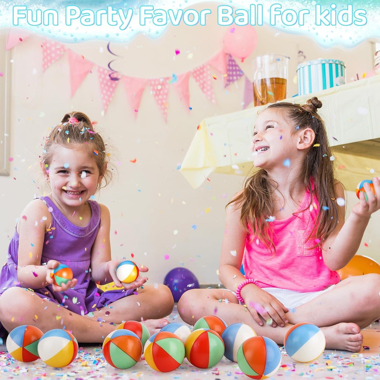 96 Pelotas de Estrés de Playa Oleitodh 5 cm Arcoíris