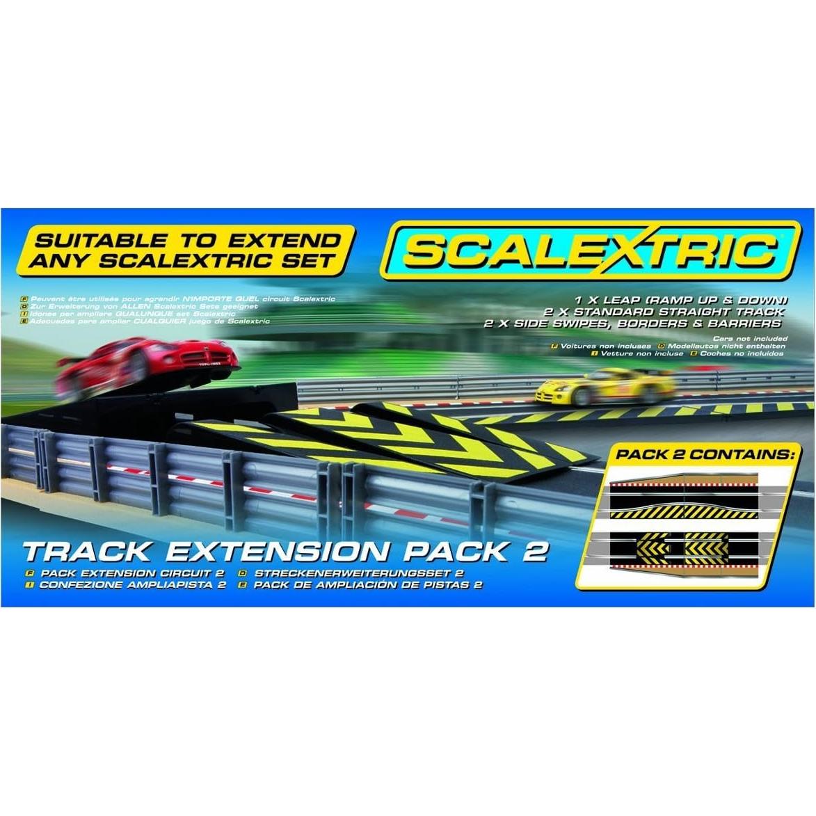 Extensión de Pista Scalextric C8511 - 1 Salto y 2 Rectas