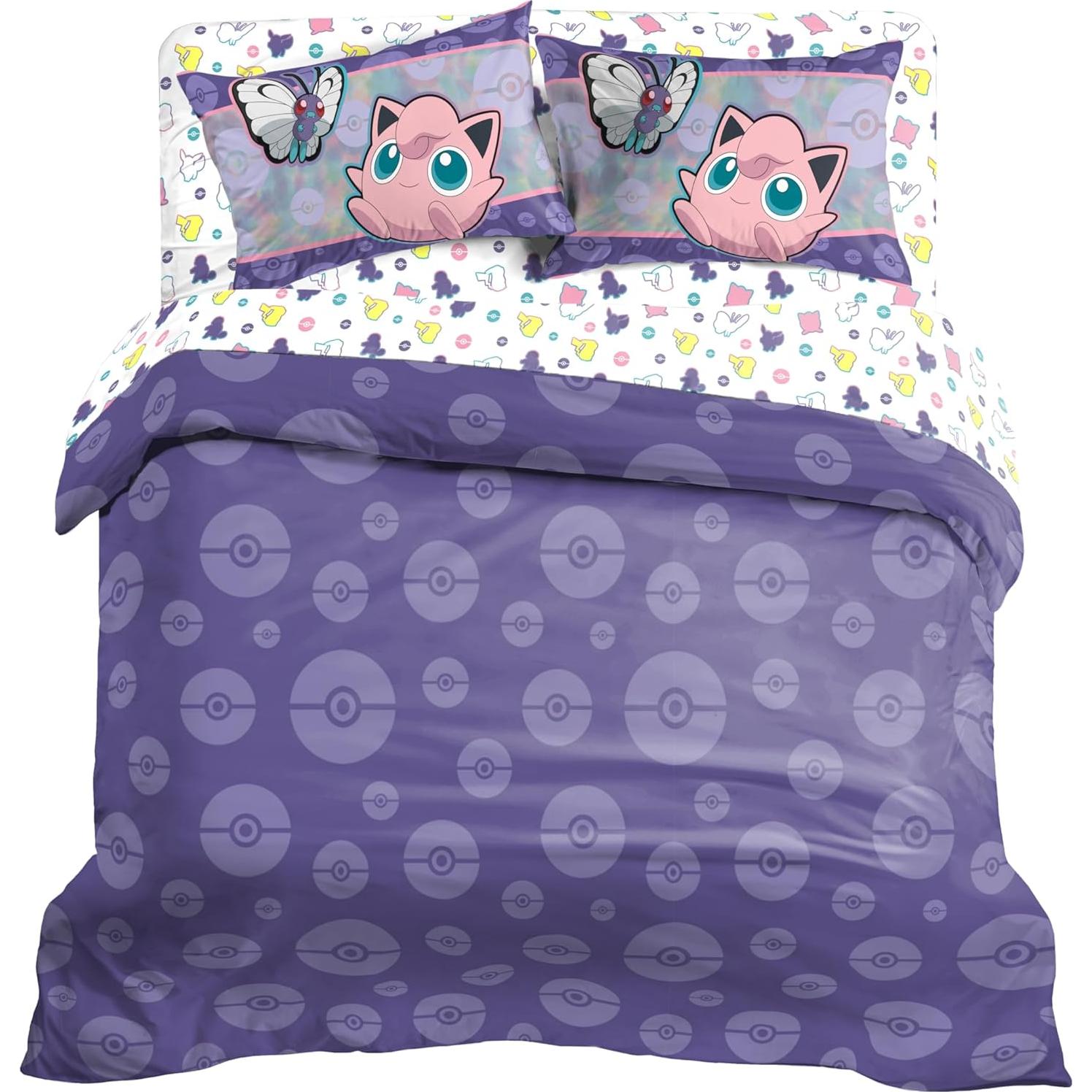 Conjunto de cama completo Northwest Pokemon 5 piezas