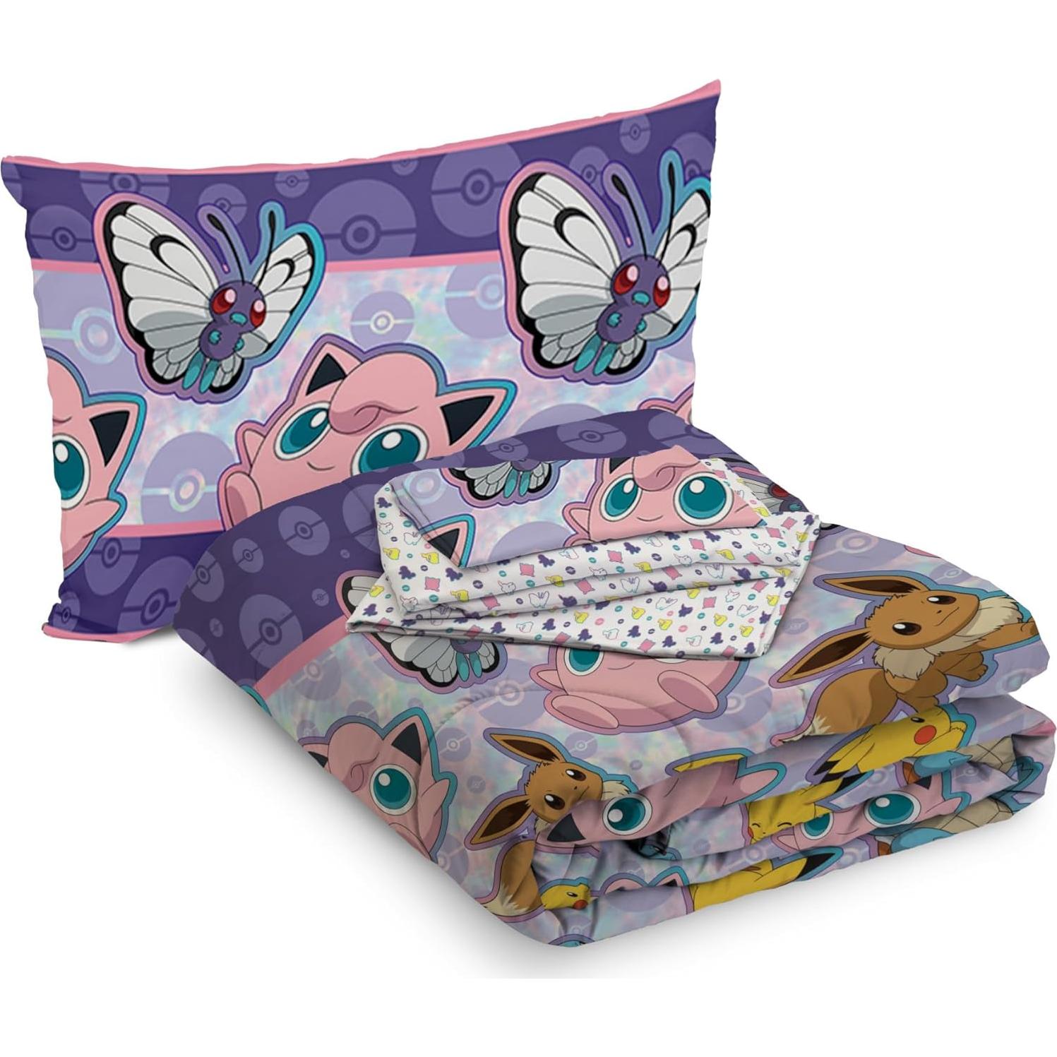 Conjunto de cama completo Northwest Pokemon 5 piezas