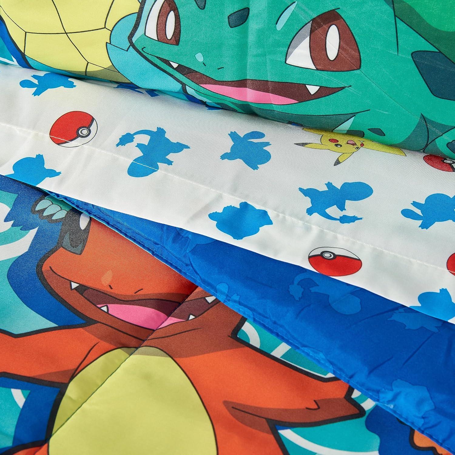 Conjunto de cama completo Northwest Pokemon 5 piezas