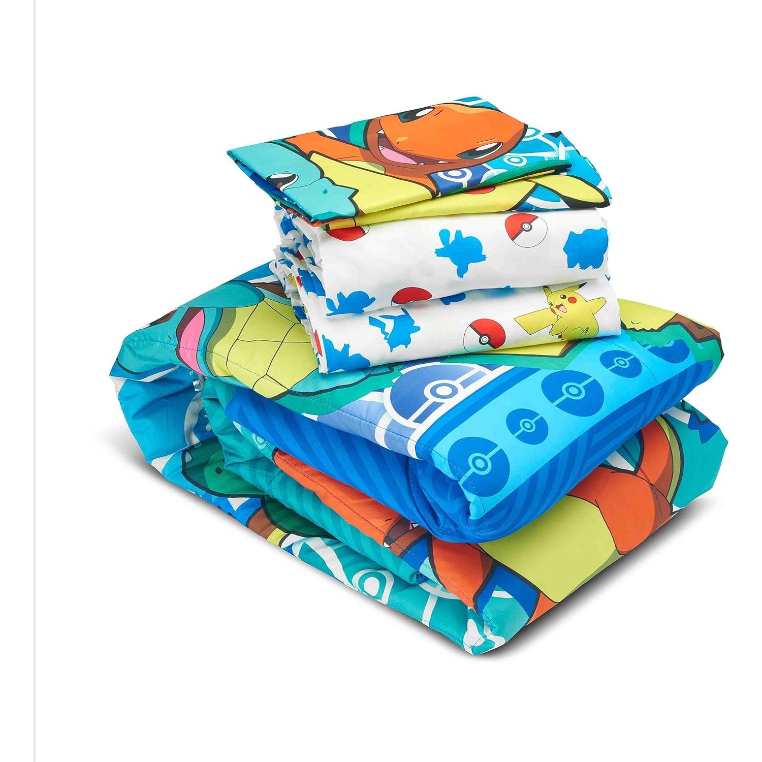 Conjunto de cama completo Northwest Pokemon 5 piezas