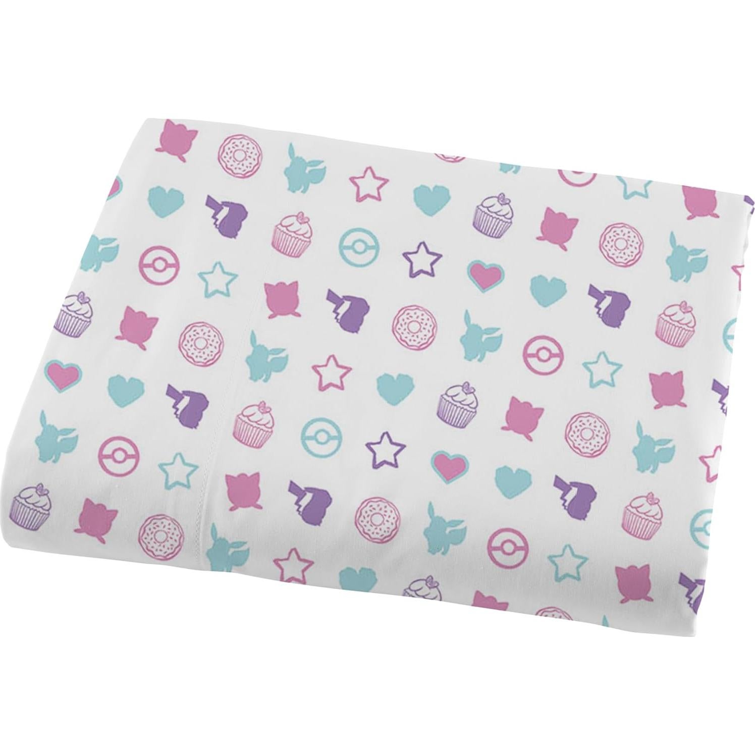 Conjunto de cama Twin Northwest Pokemon Pikachu y Eevee