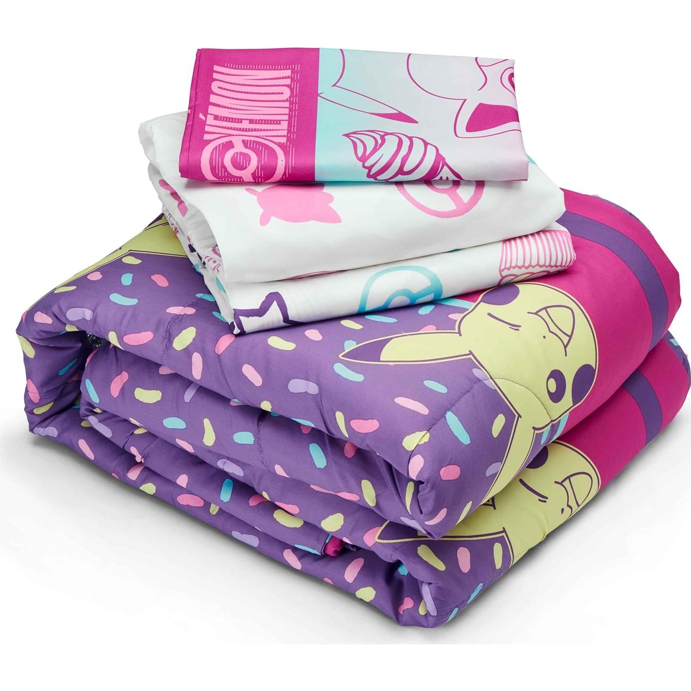 Conjunto de cama Twin Northwest Pokemon Pikachu y Eevee