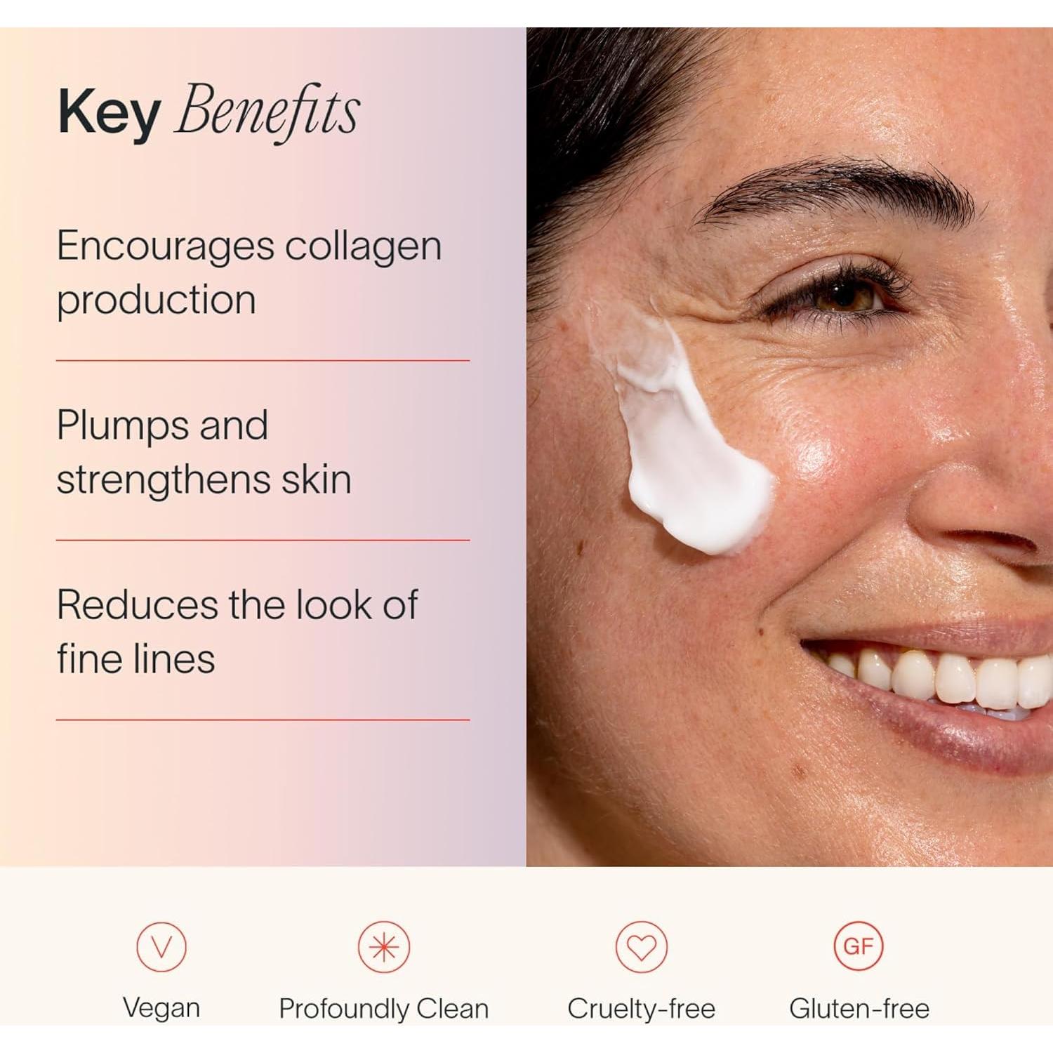 Crema Hidratante Solawave Coreana con Péptidos y Ácido Hialurónico 48 g