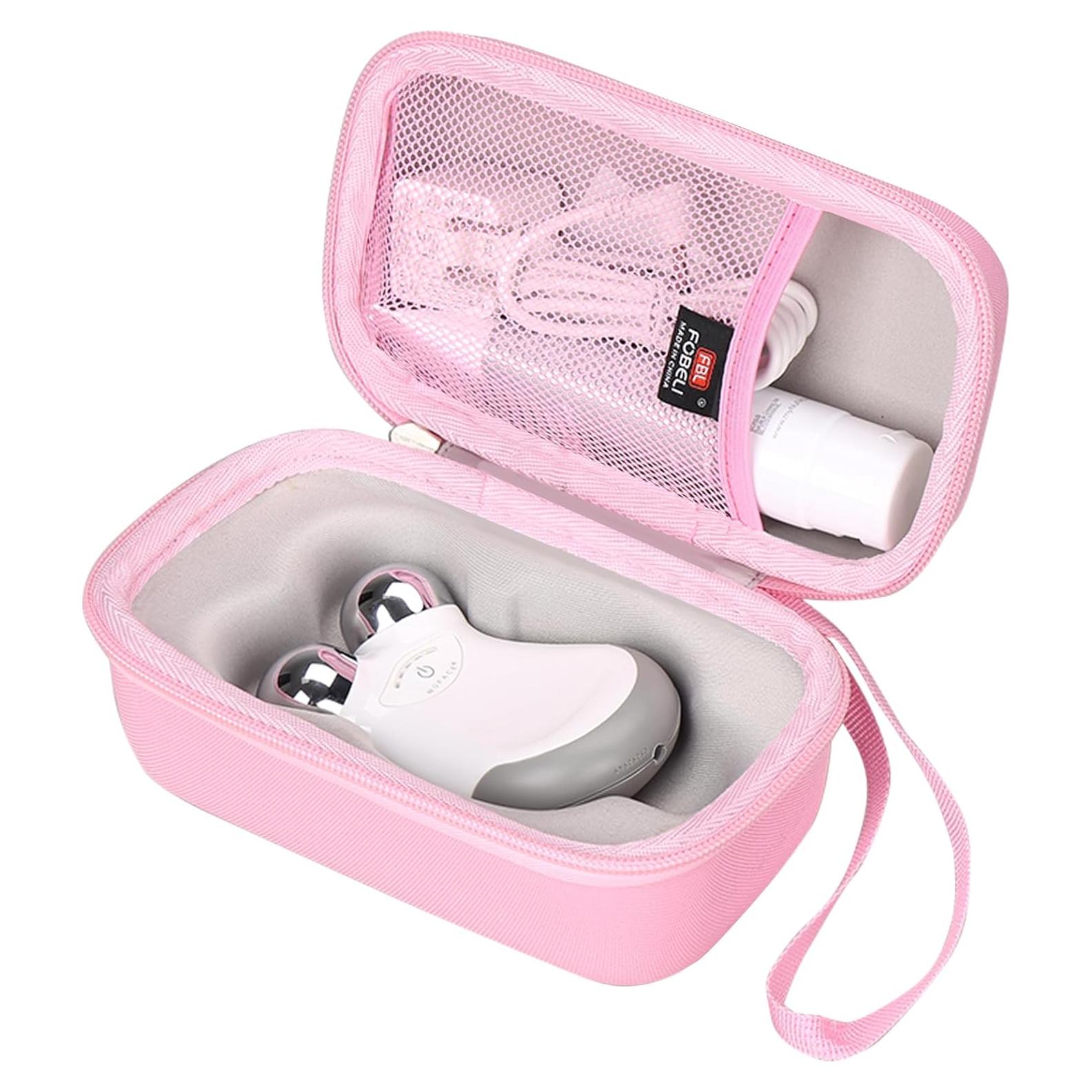 Funda Dura de Viaje FBLFOBELI para NuFACE Mini Rosa