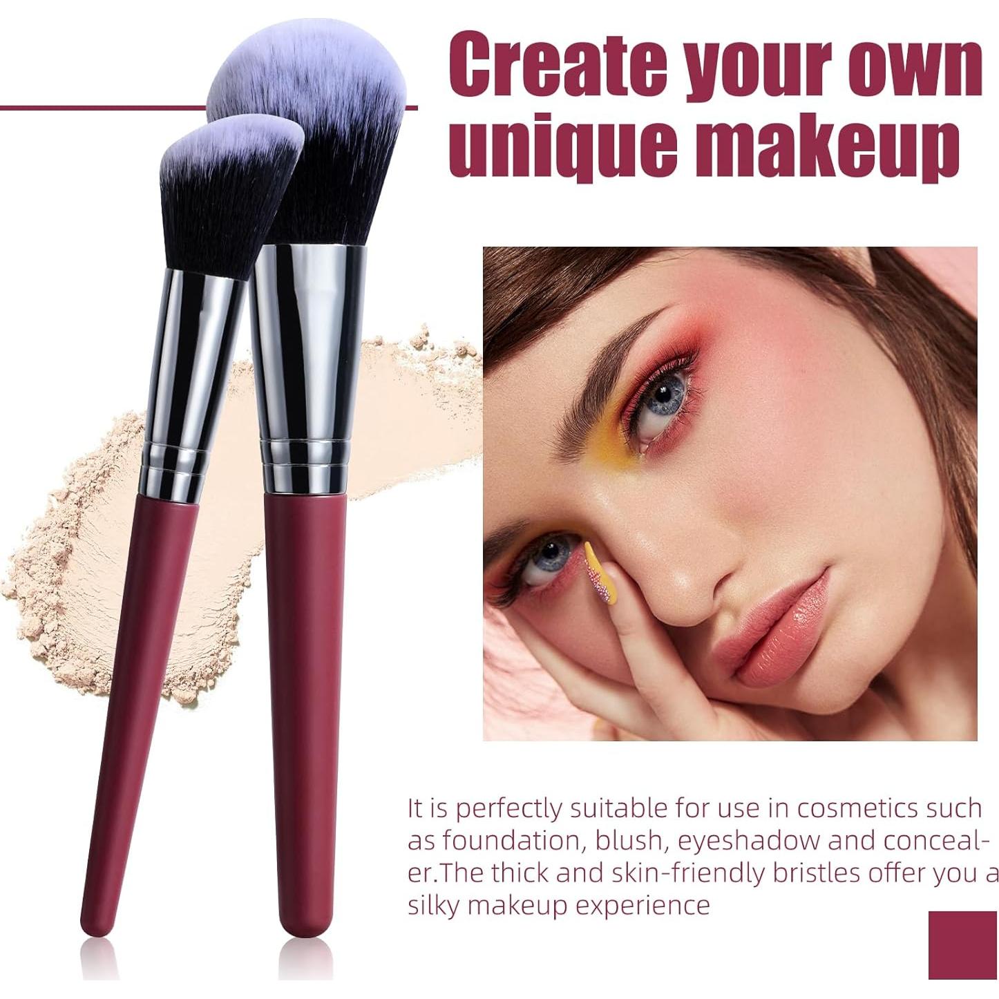 Set de 15 Pinceles de Maquillaje BS-MALL - Multiusos y Viaje