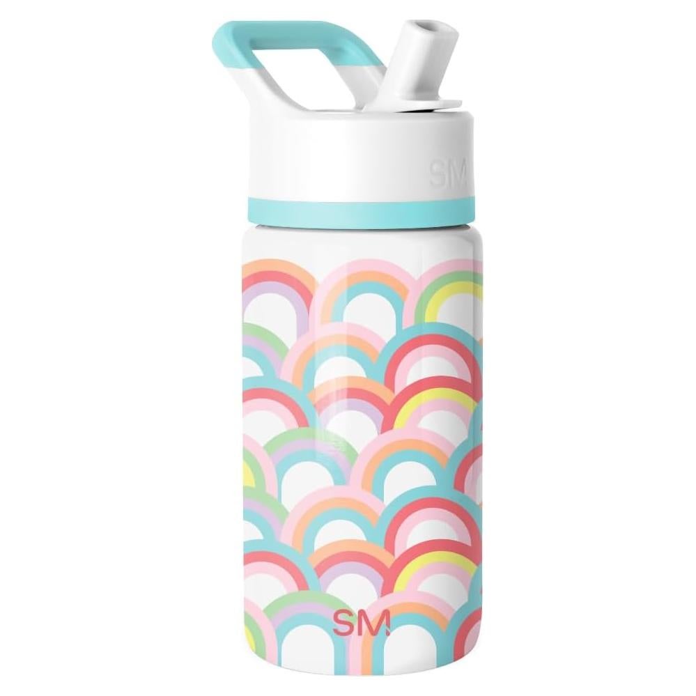 Botella de Agua Aislada Simple Modern 414ml Arcoíris
