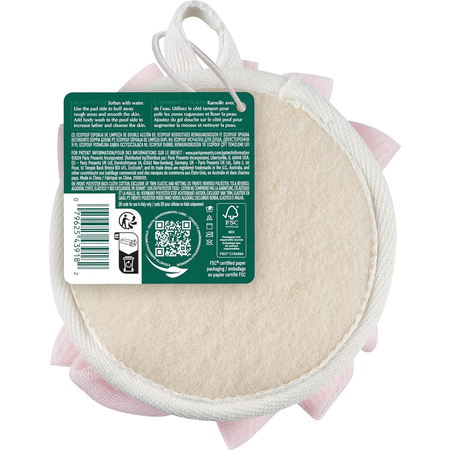 Esponja de Baño EcoTools Dual Cleansing Pad 12.5cm