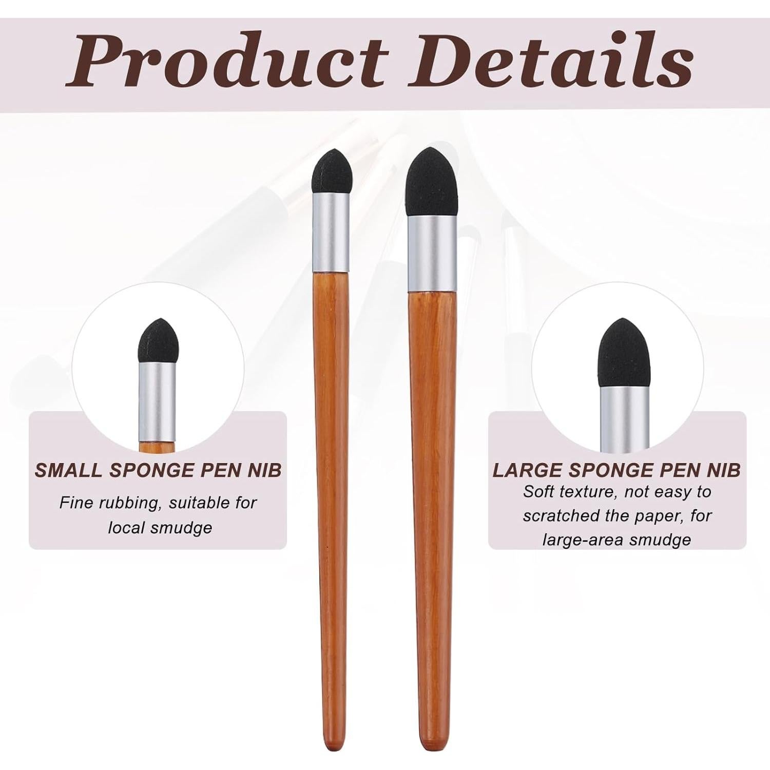 Esponjas de Mezcla MECCANIXITY 3 Piezas para Artistas Rojo