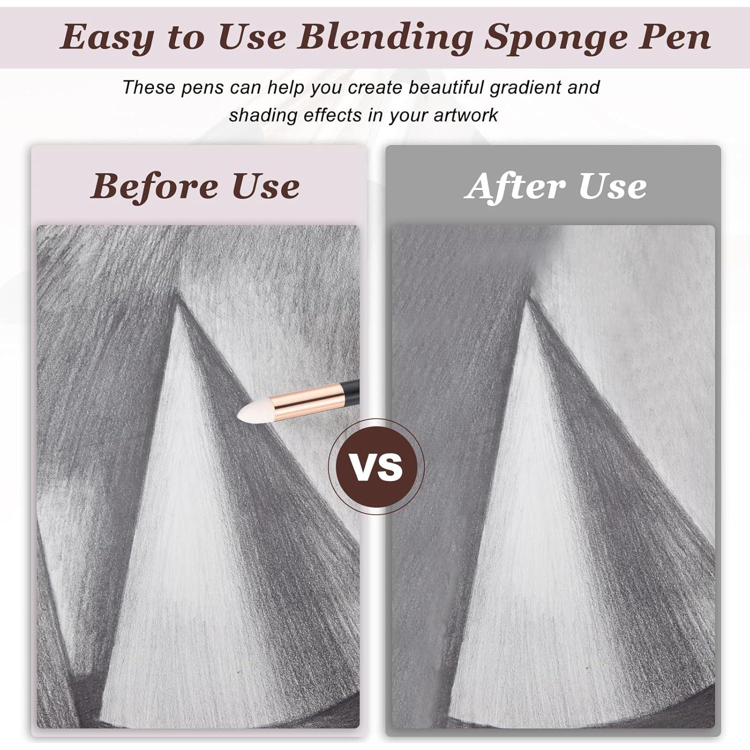 Esponjas de Mezcla MECCANIXITY 3 Piezas para Artistas Rojo