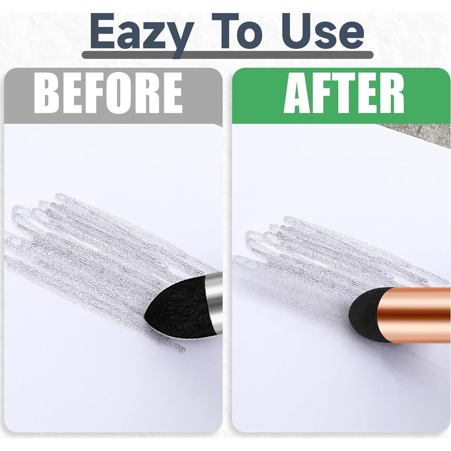 6 Piezas Esponjas de Mezcla para Artistas Salbsever Doble Punta