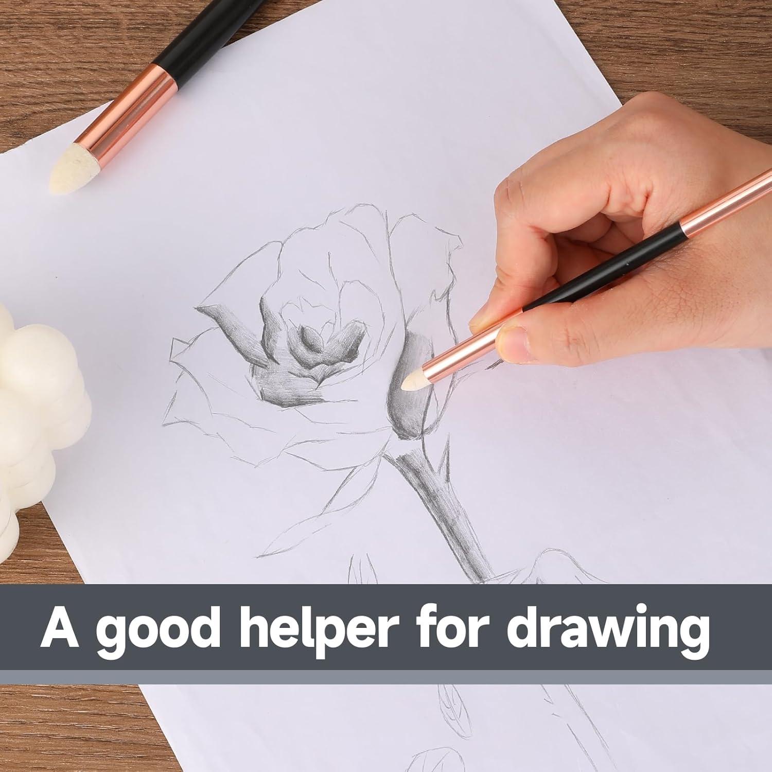 6 Piezas Esponjas de Mezcla para Artistas Salbsever Doble Punta