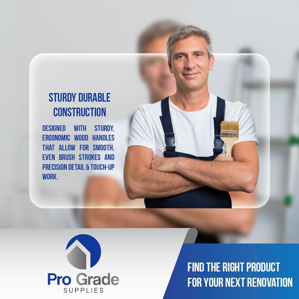 Brochas de Chip Pro Grade 4" - Paquete de 96 Unidades