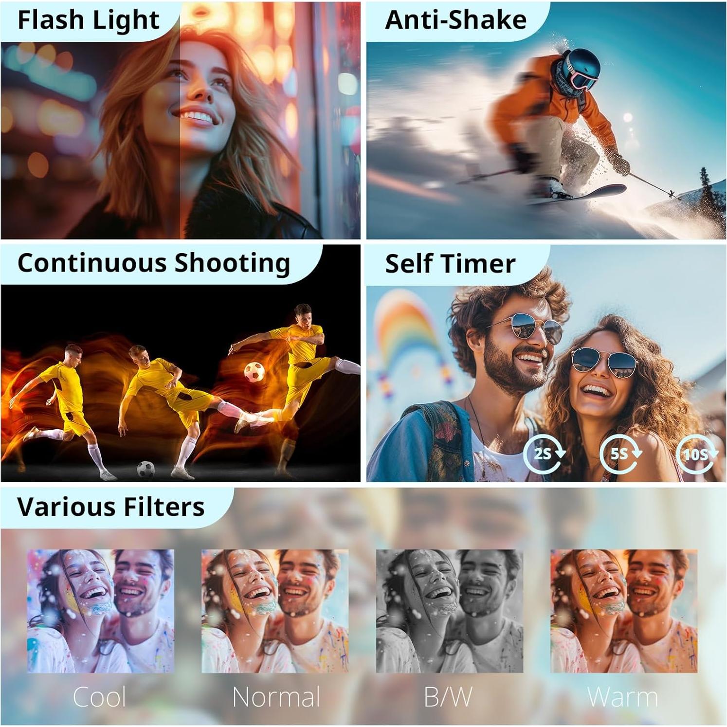 Cámara Digital 4K Duluvulu DC101 48MP Pantalla 3"