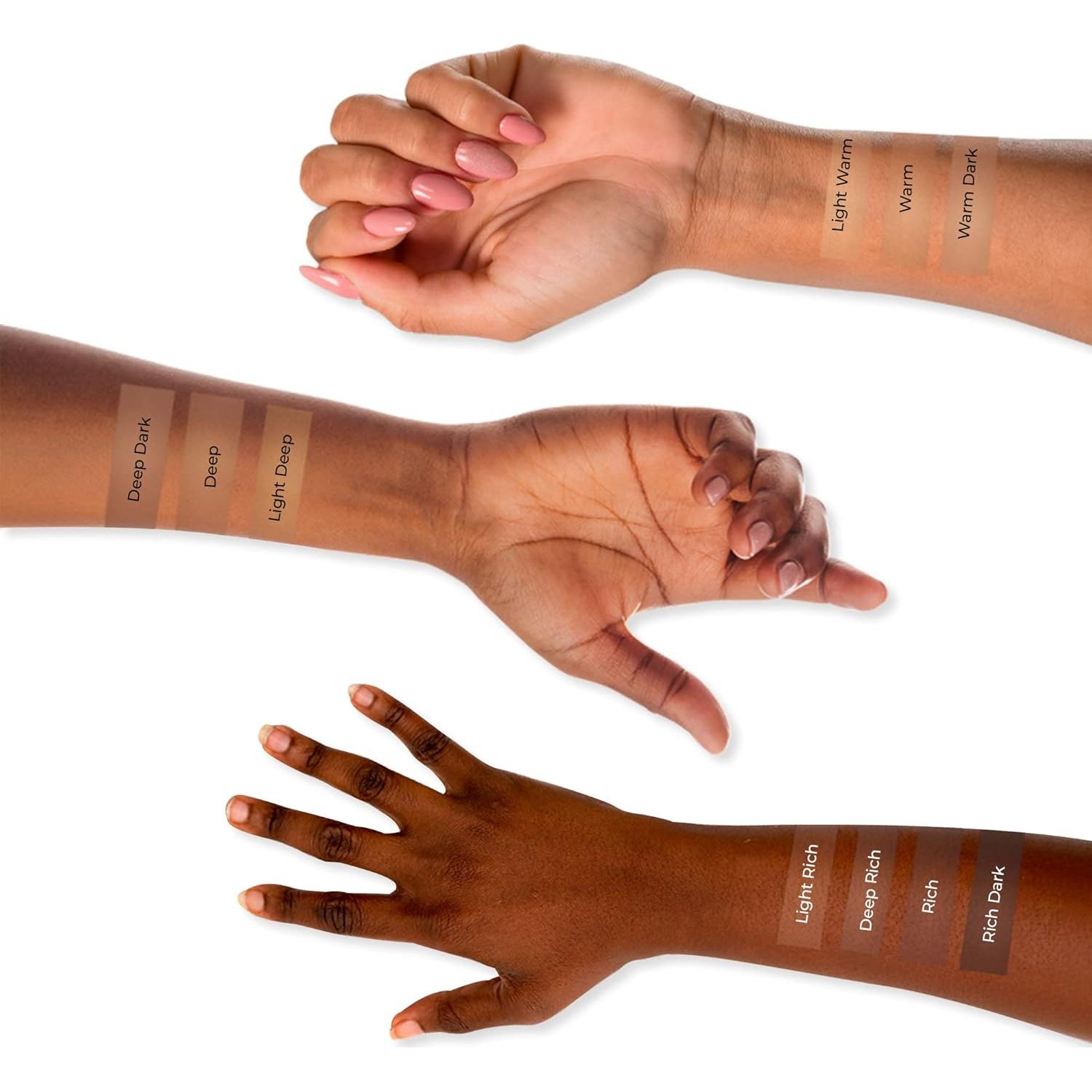 LUMINESS Kit Spray de Base de Seda y Primer Hidratante - Tono Medio Cálido