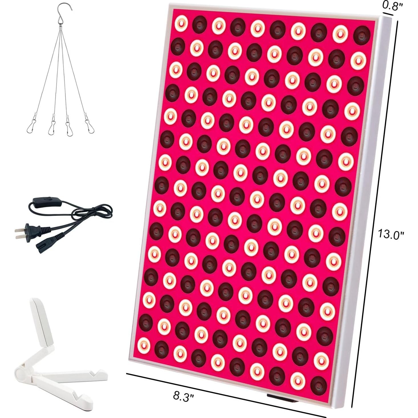 Panel de Terapia de Luz Roja Osunby 660nm y 850nm para Alivio del Dolor