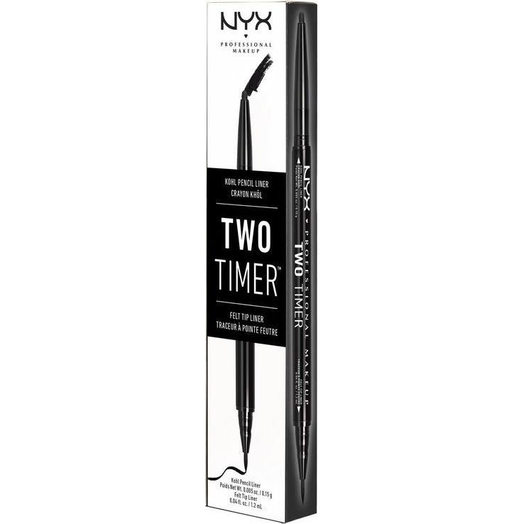 Delineador Doble Tenedor NYX Professional Makeup - Negro