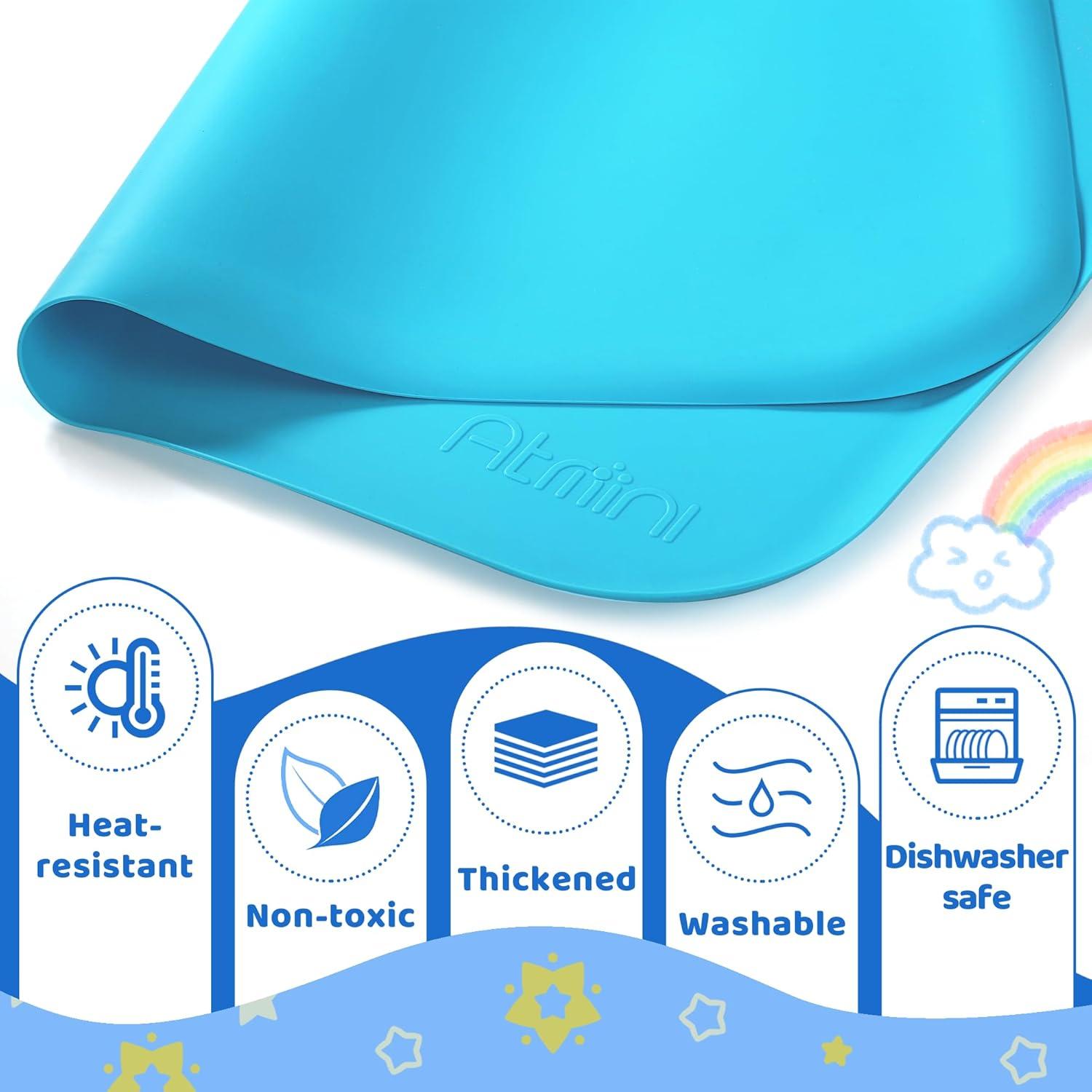 Alfombrilla de Silicona para Manualidades SAM-1 Azul 60x40 cm