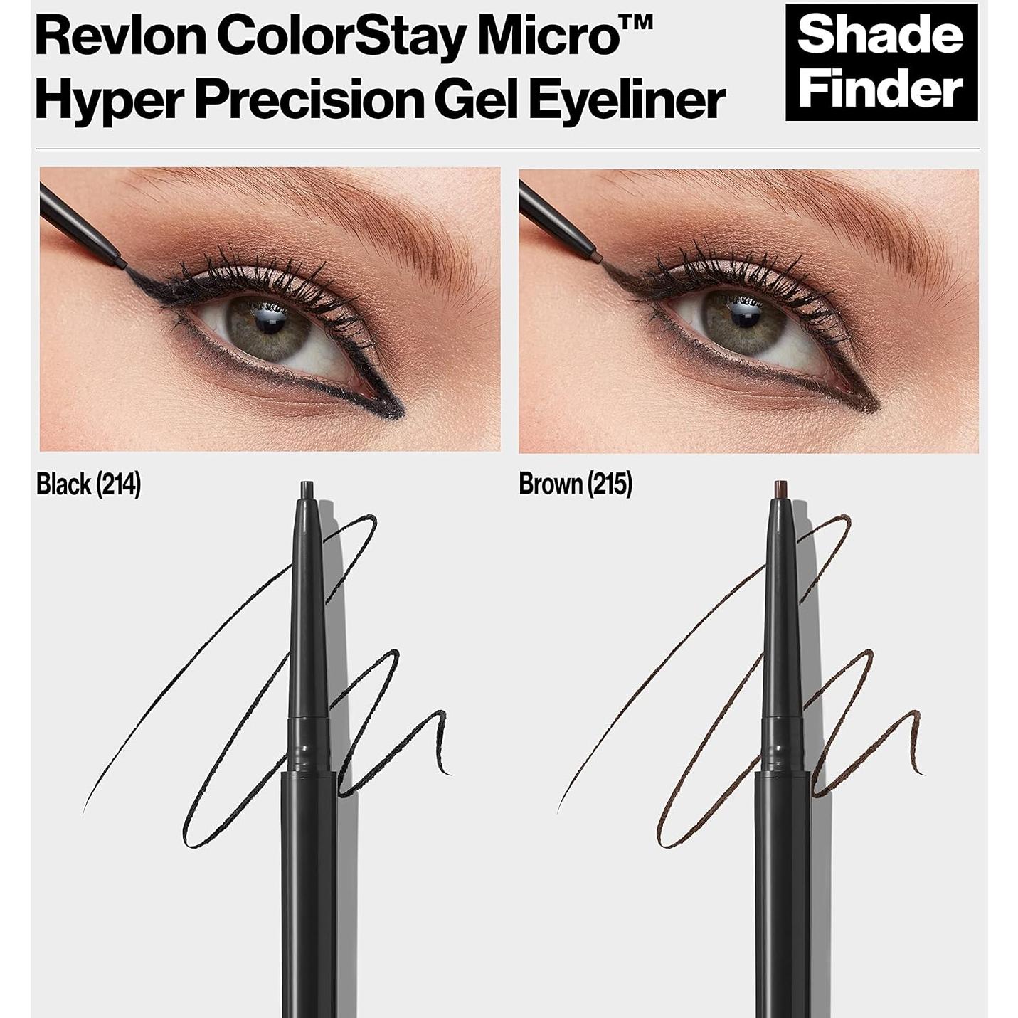 Delineador de Ojos Gel Revlon ColorStay Micro Negro 214