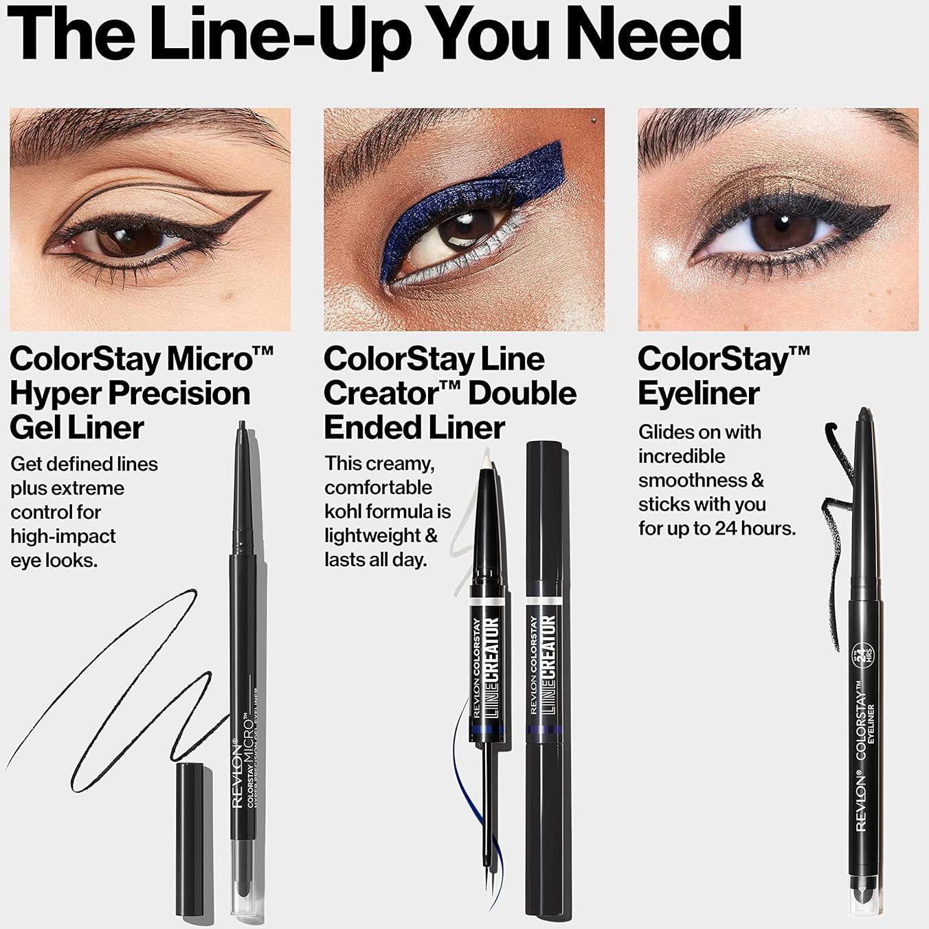 Delineador de Ojos Gel Revlon ColorStay Micro Negro 214