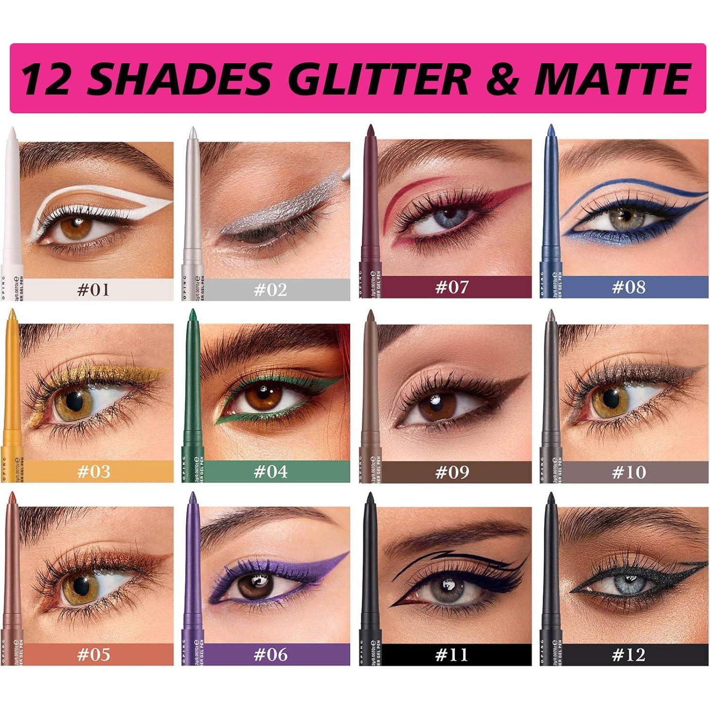 Delineador de Ojos Gel Hyesamyo Púrpura #06 A Prueba de Agua