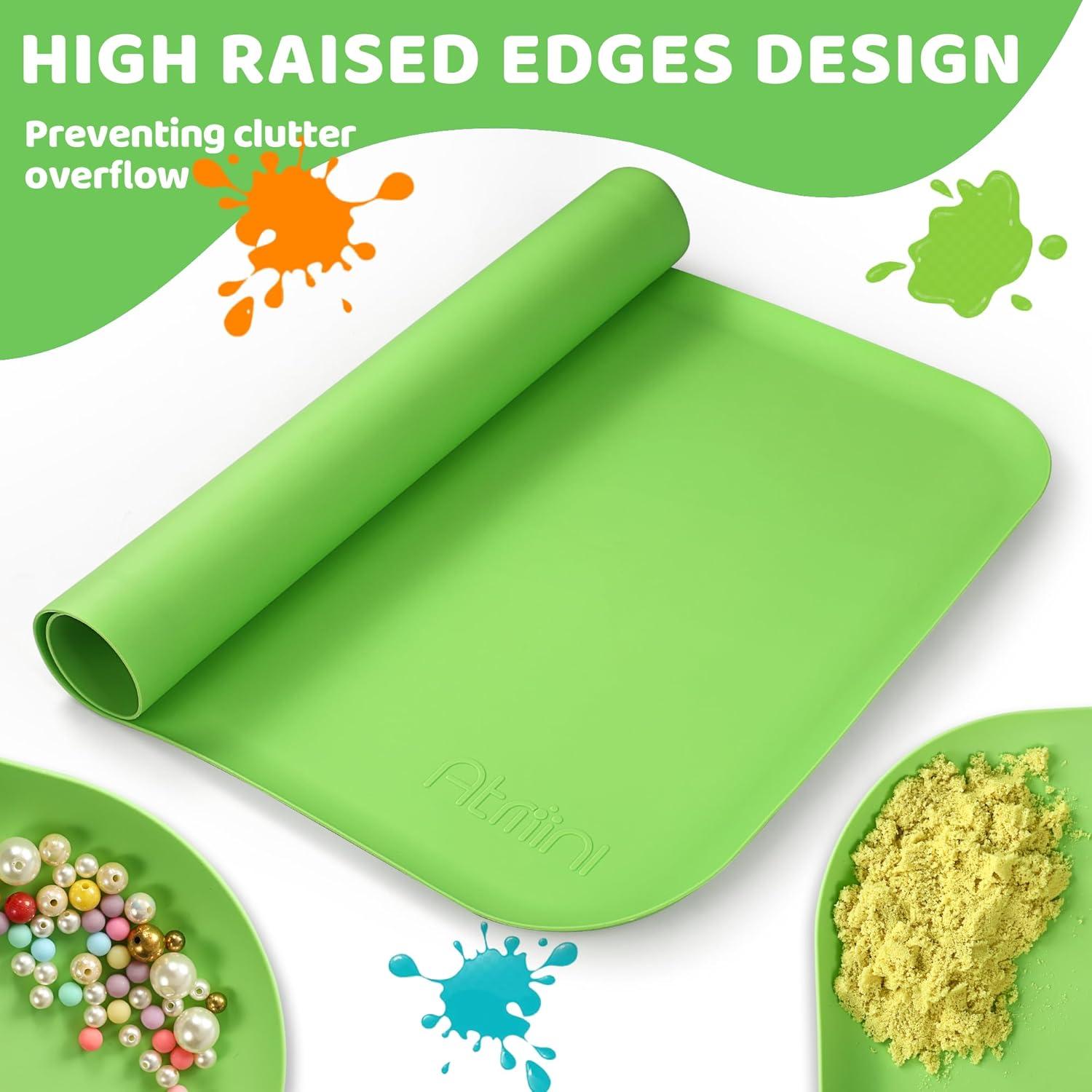 Alfombrilla de Silicona para Manualidades SAM-1 Verde 40x60 cm