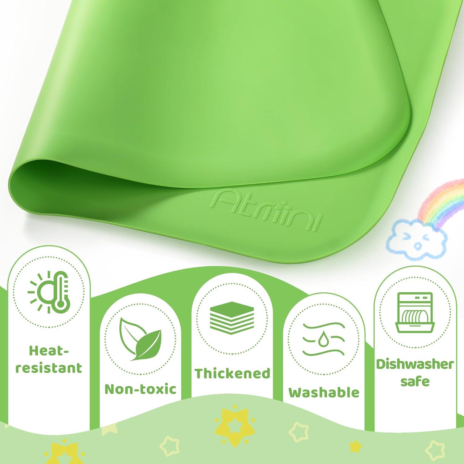 Alfombrilla de Silicona para Manualidades SAM-1 Verde 40x60 cm