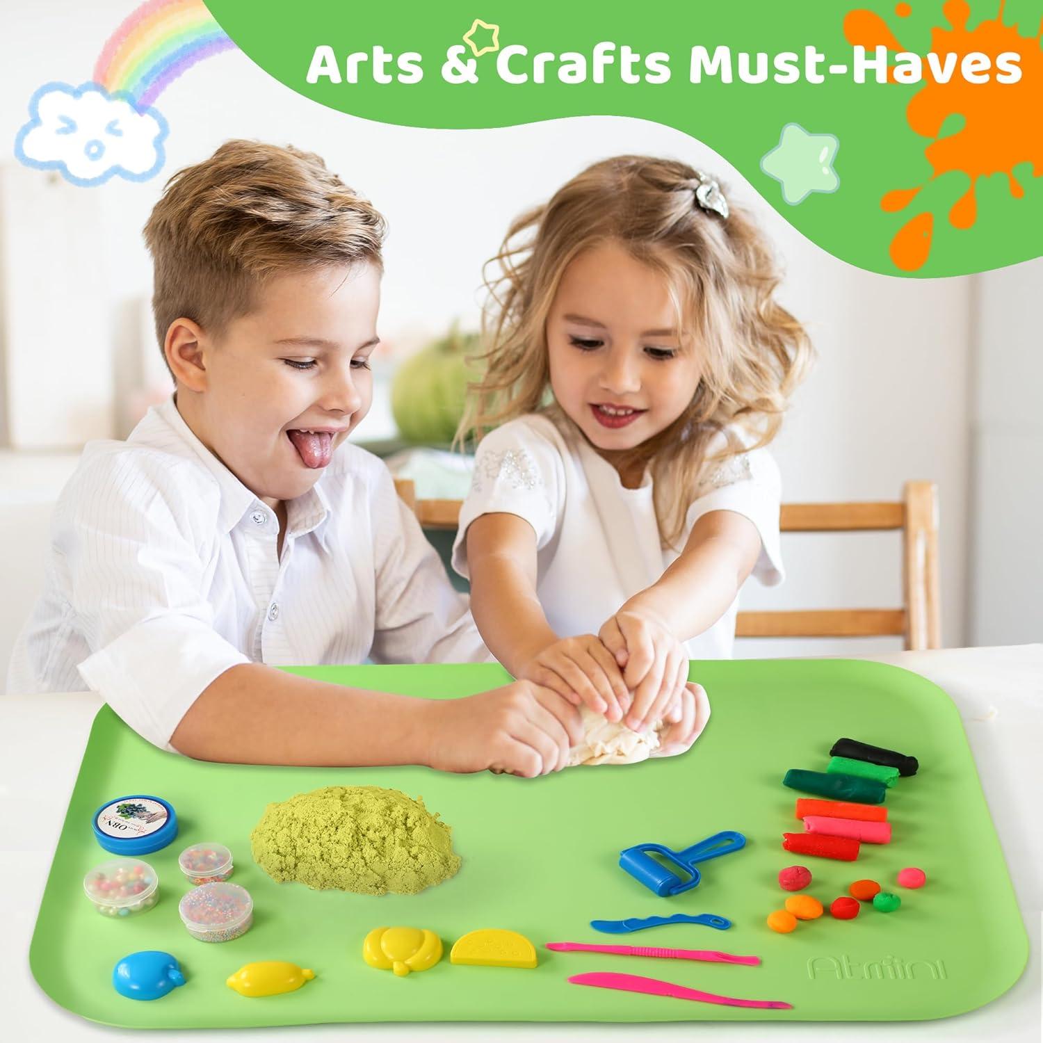 Alfombrilla de Silicona para Manualidades SAM-1 Verde 40x60 cm