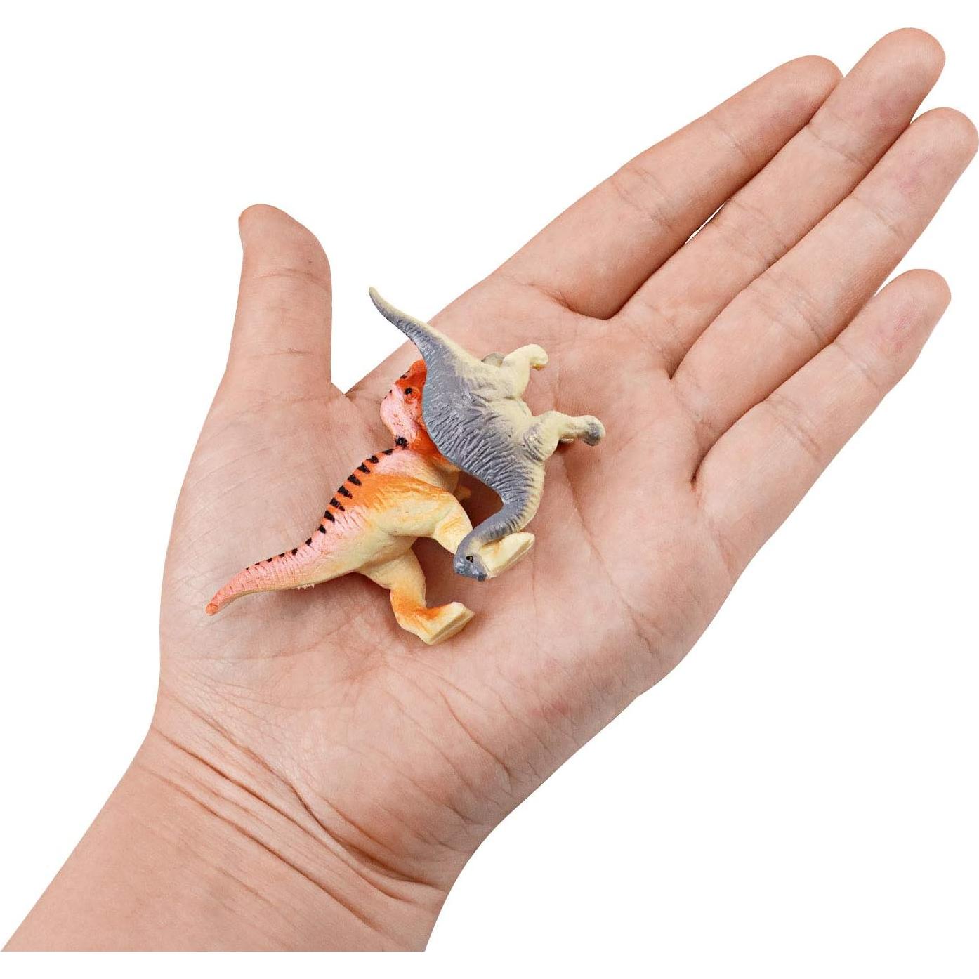Figuras de Dinosaurios HAPTIME, Miniaturas 12 Piezas 5 cm