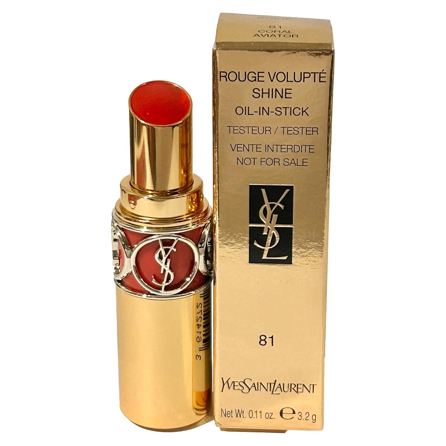 Labial Yves Saint Laurent ROUGE VOLUPTE SHINE #81 Coral 3.2g