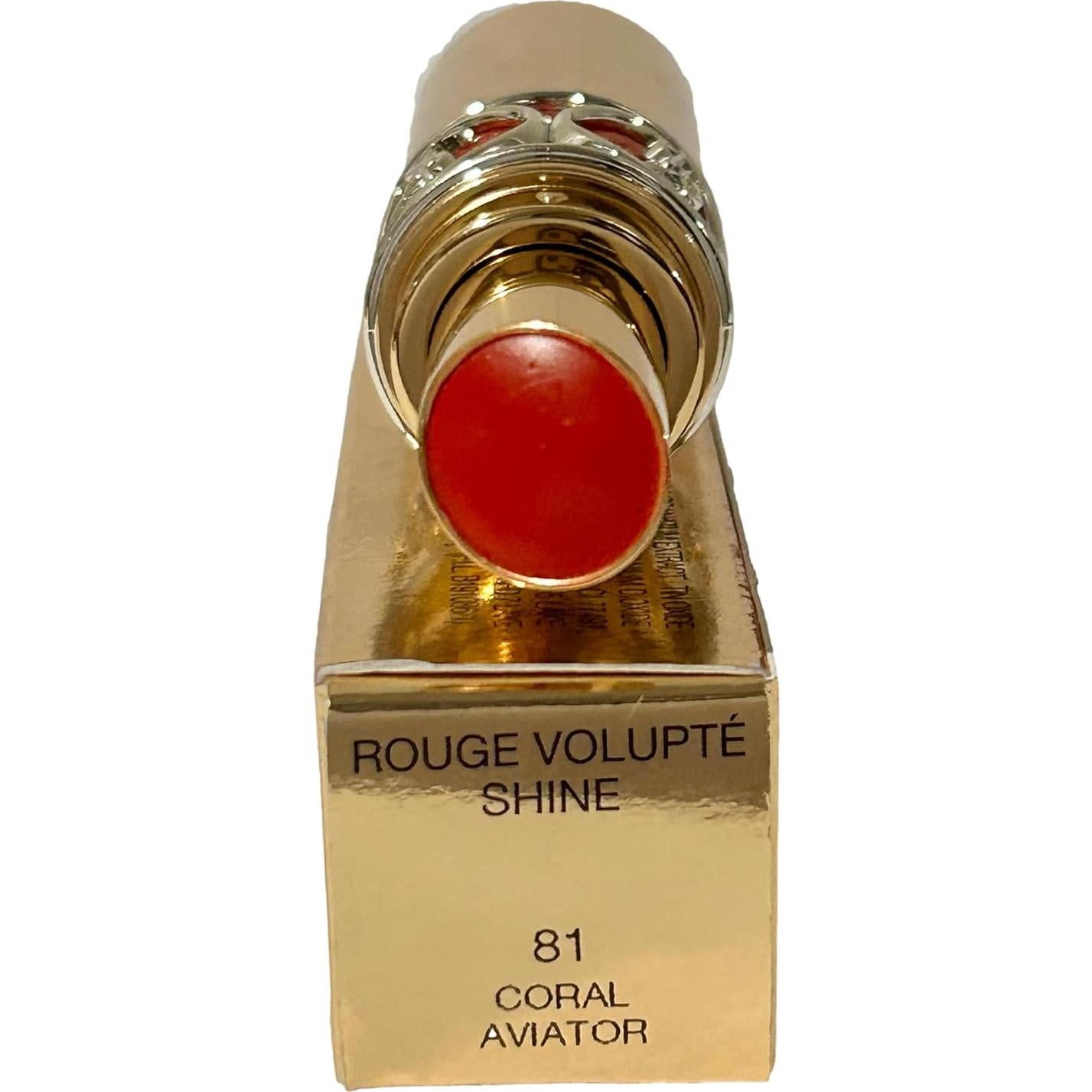Labial Yves Saint Laurent ROUGE VOLUPTE SHINE #81 Coral 3.2g