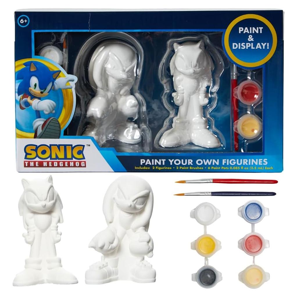 Set de Pintura Sonic The Hedgehog - Pinta Figuras DIY