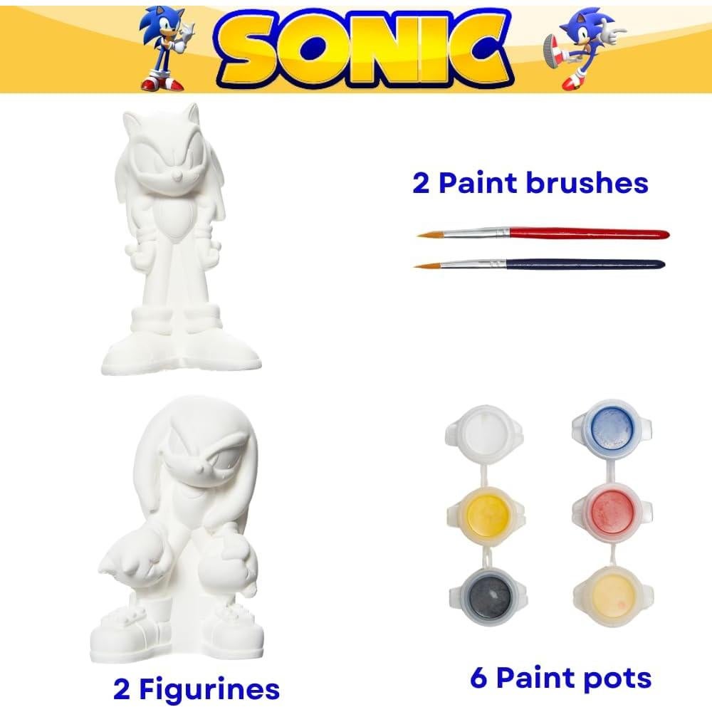 Set de Pintura Sonic The Hedgehog - Pinta Figuras DIY